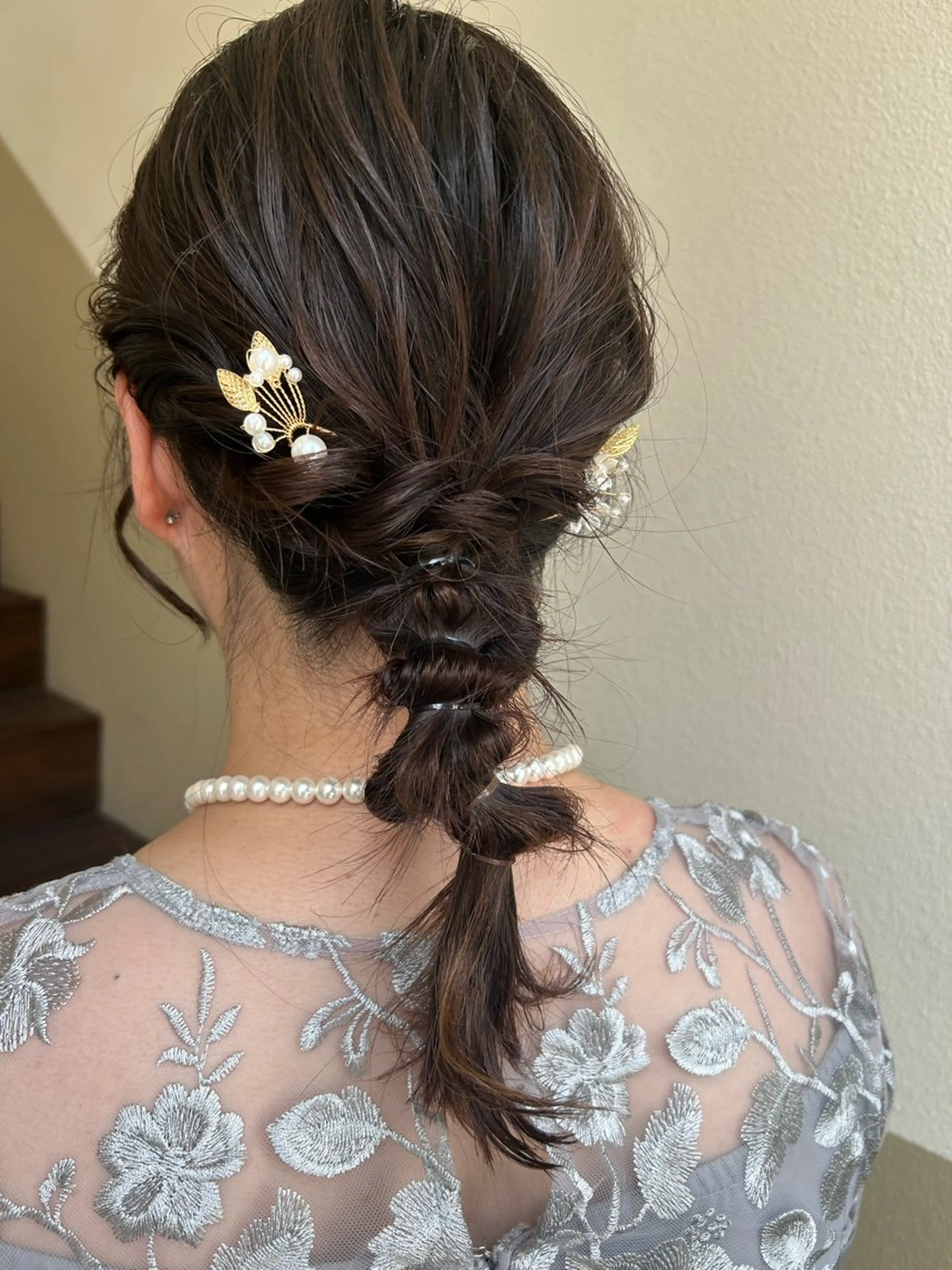 【お祝いの日をキレイに。】ヘアセットの写真