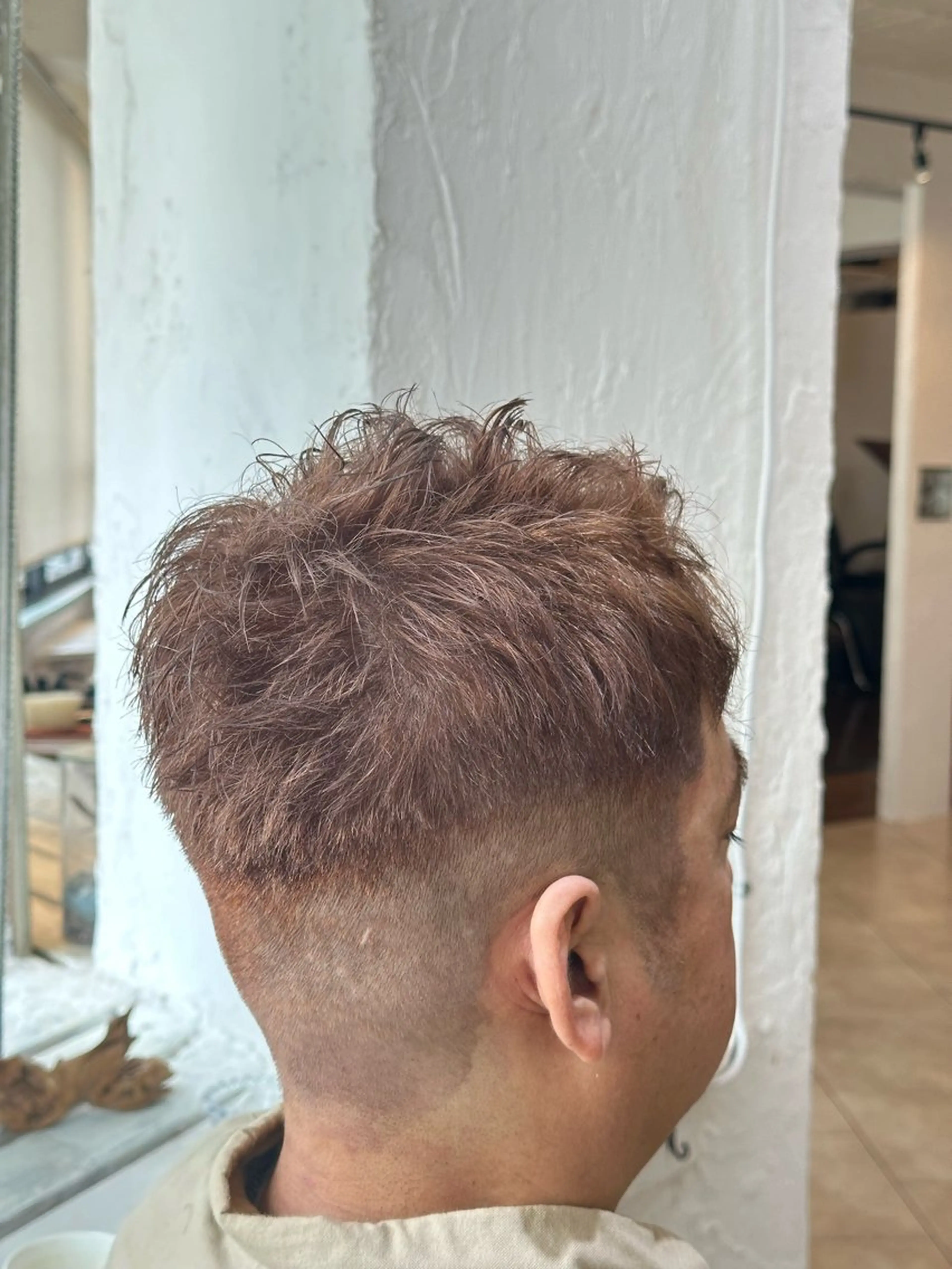 ショート カラー メンズ スパイキー/ ピンパーマ/緑川雄也のヘアスタイル