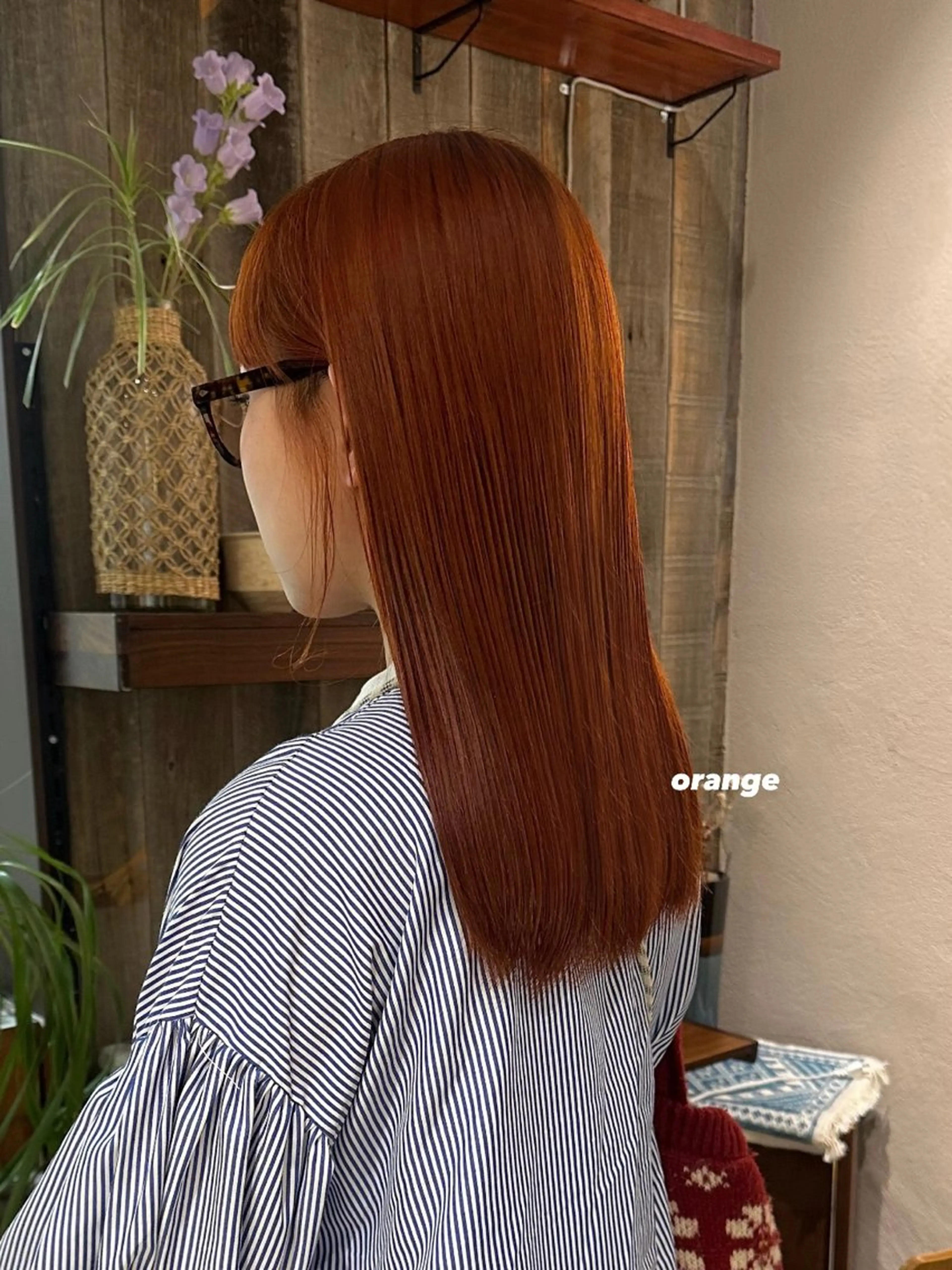 セミロング カラー ヘアカラー トリートメント 暖色カラー/レイヤー 🌙 オノユリカのヘアスタイル