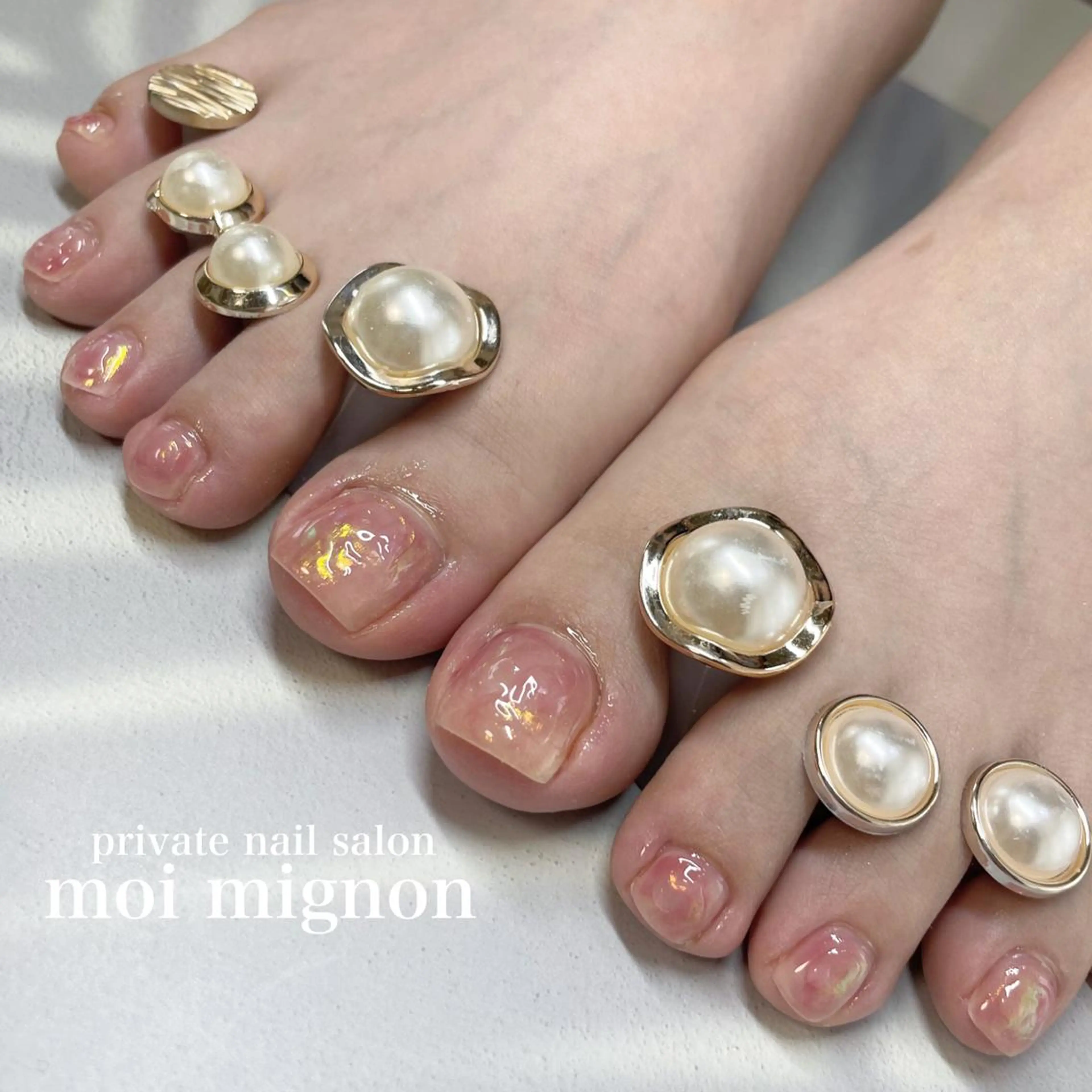 ネイル フットネイル ニュアンスネイル nailist Aki♡のネイルデザイン