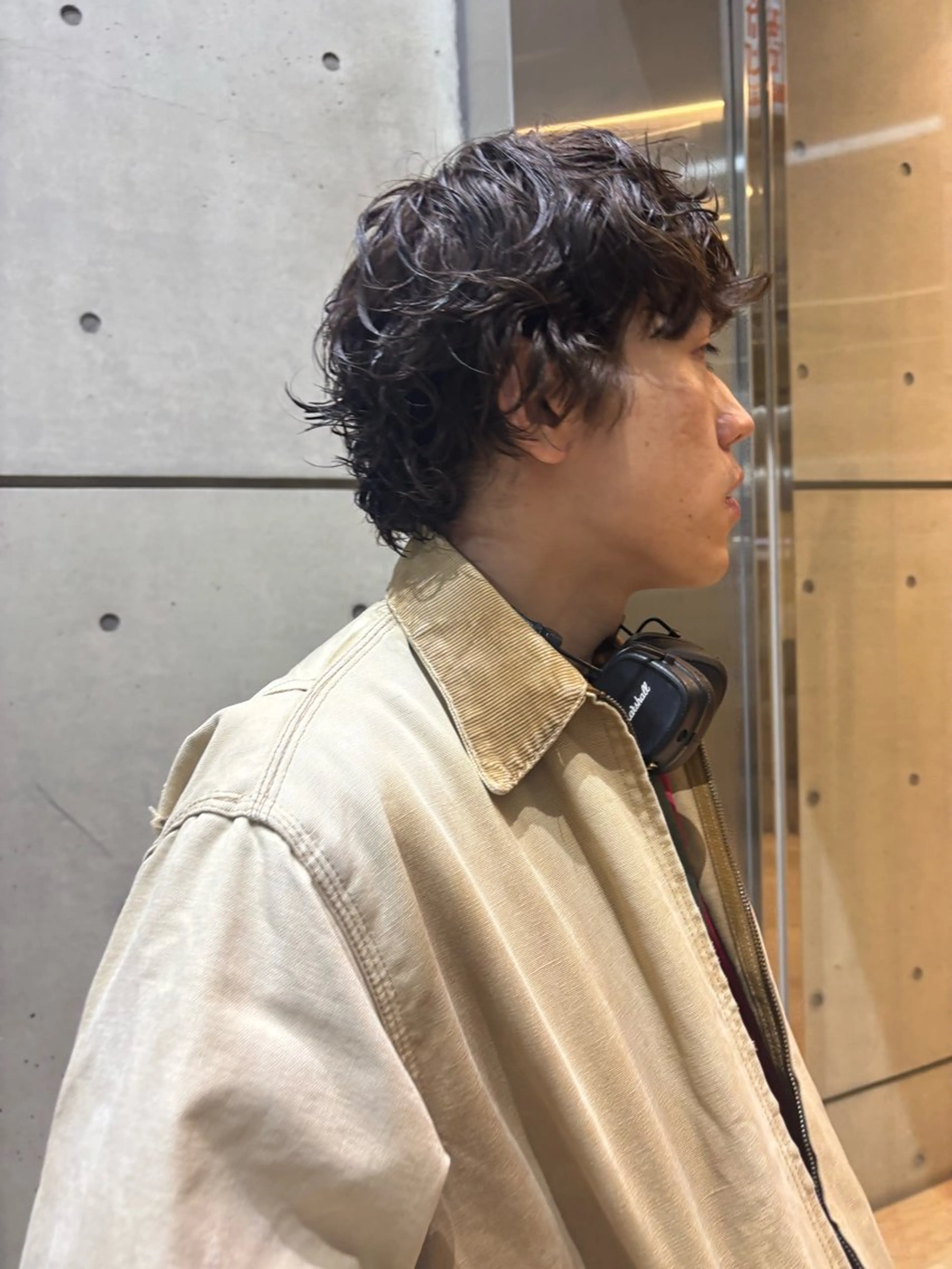 メンズパーマ（cut別料金）の写真