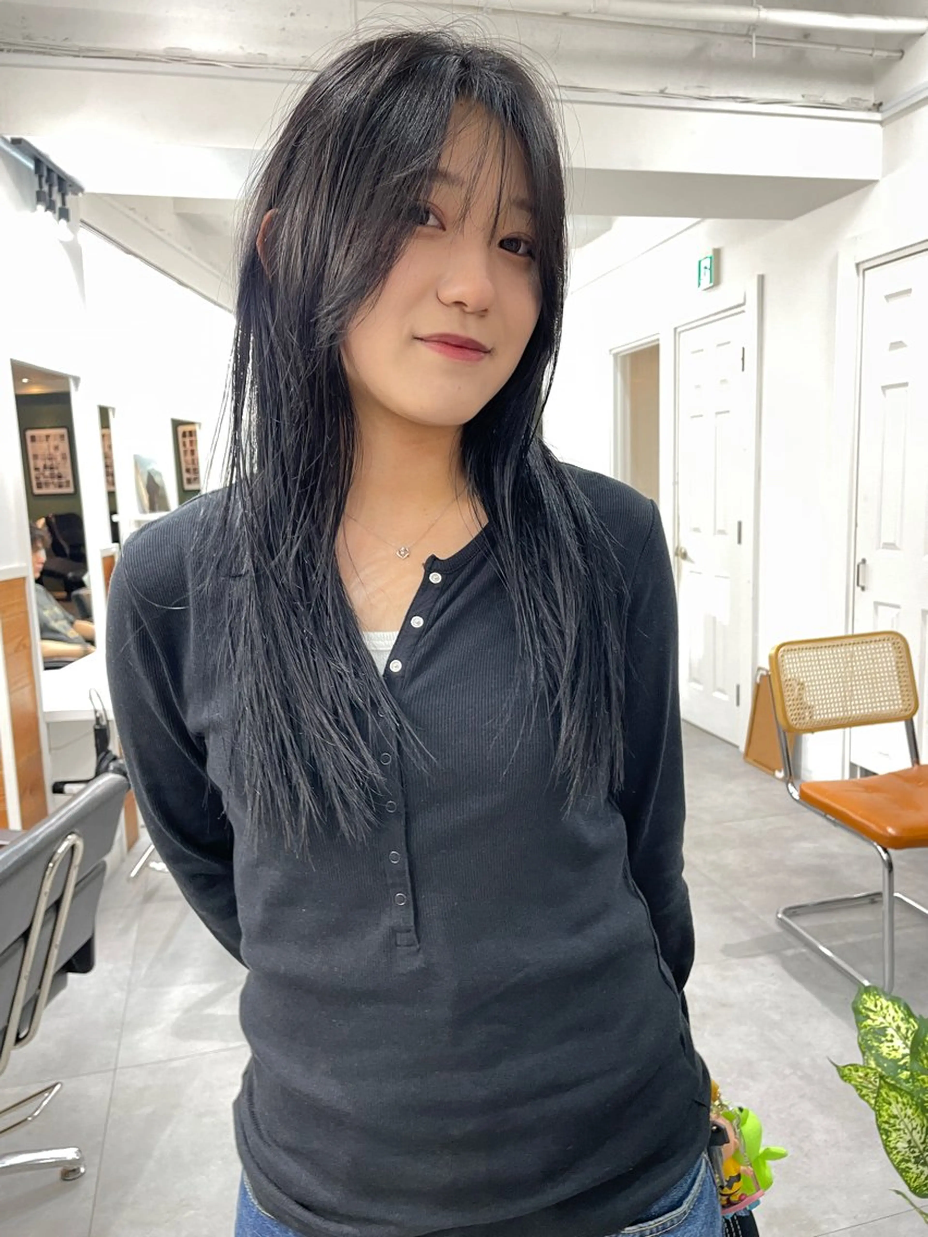 セミロング カラー レイヤーカット レイヤー/似合わせ TAKUYAのヘアスタイル