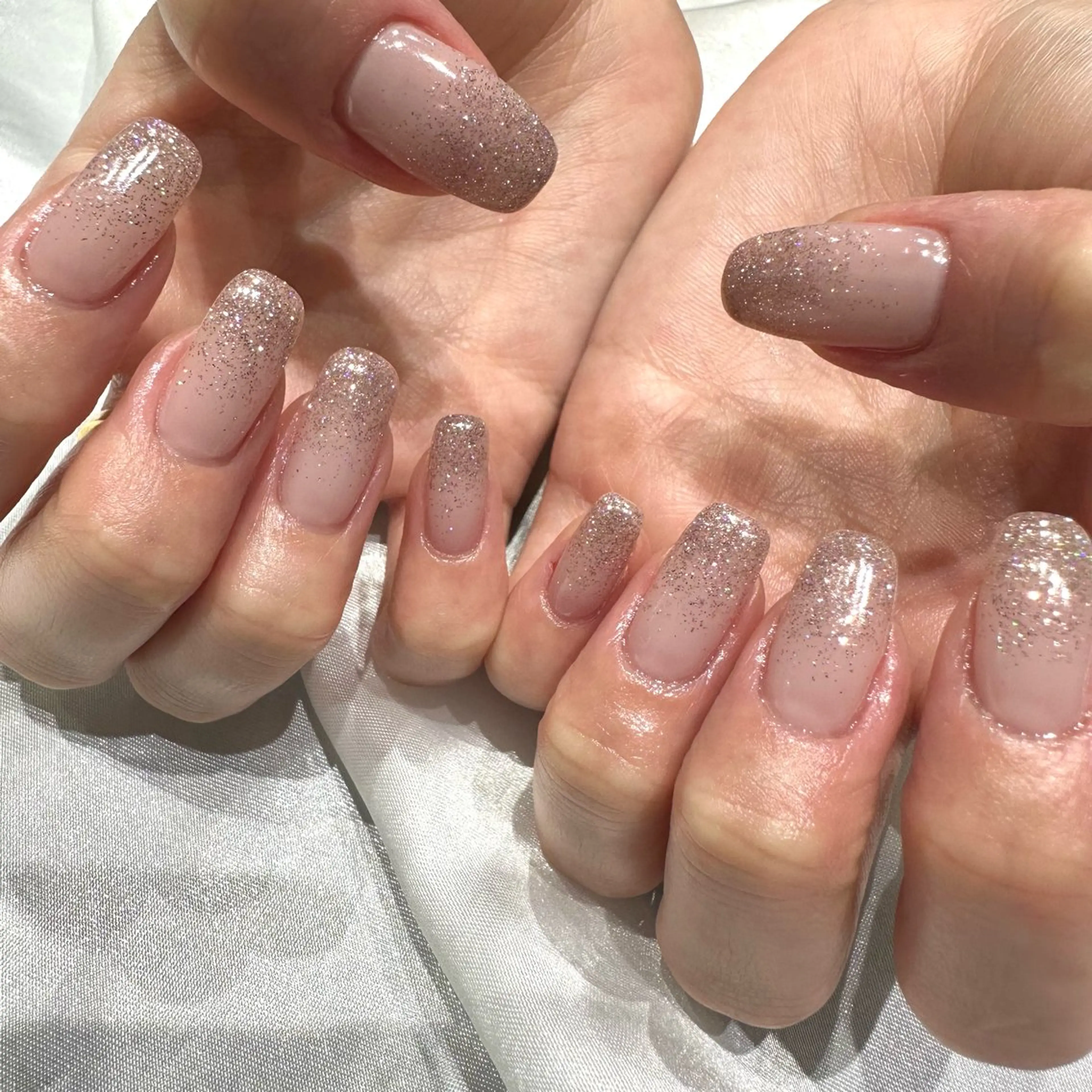 ネイル ワンカラーネイル ハンドネイル 水戸 彩夏のネイルデザイン