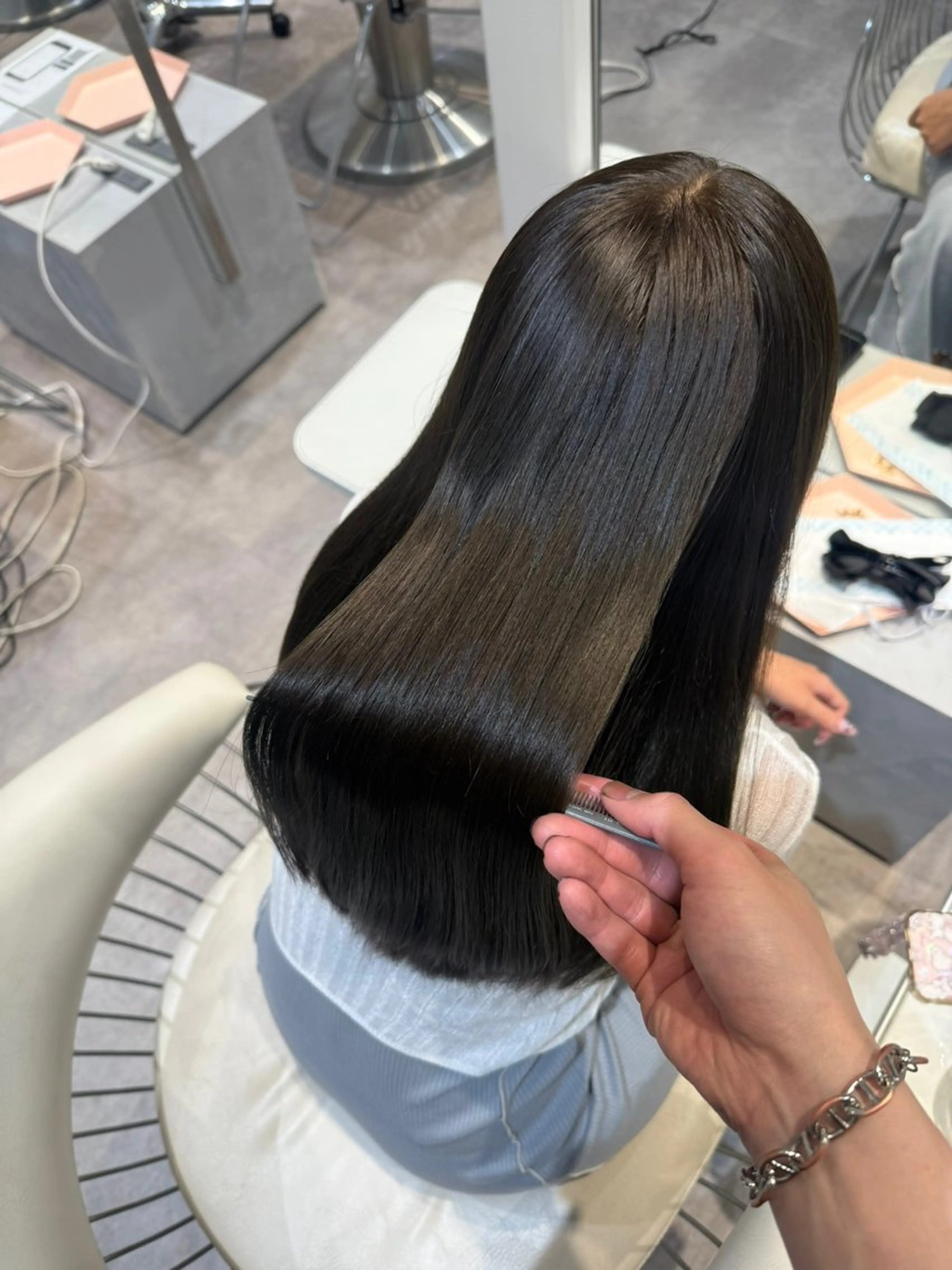 ミディアム カラー ベージュカラー ブリーチ 透明感カラー グレージュ ブリーチなしカラー カット ヘアカラー トリートメント 💎透明感カラー特化 💎TAISEIのヘアスタイル