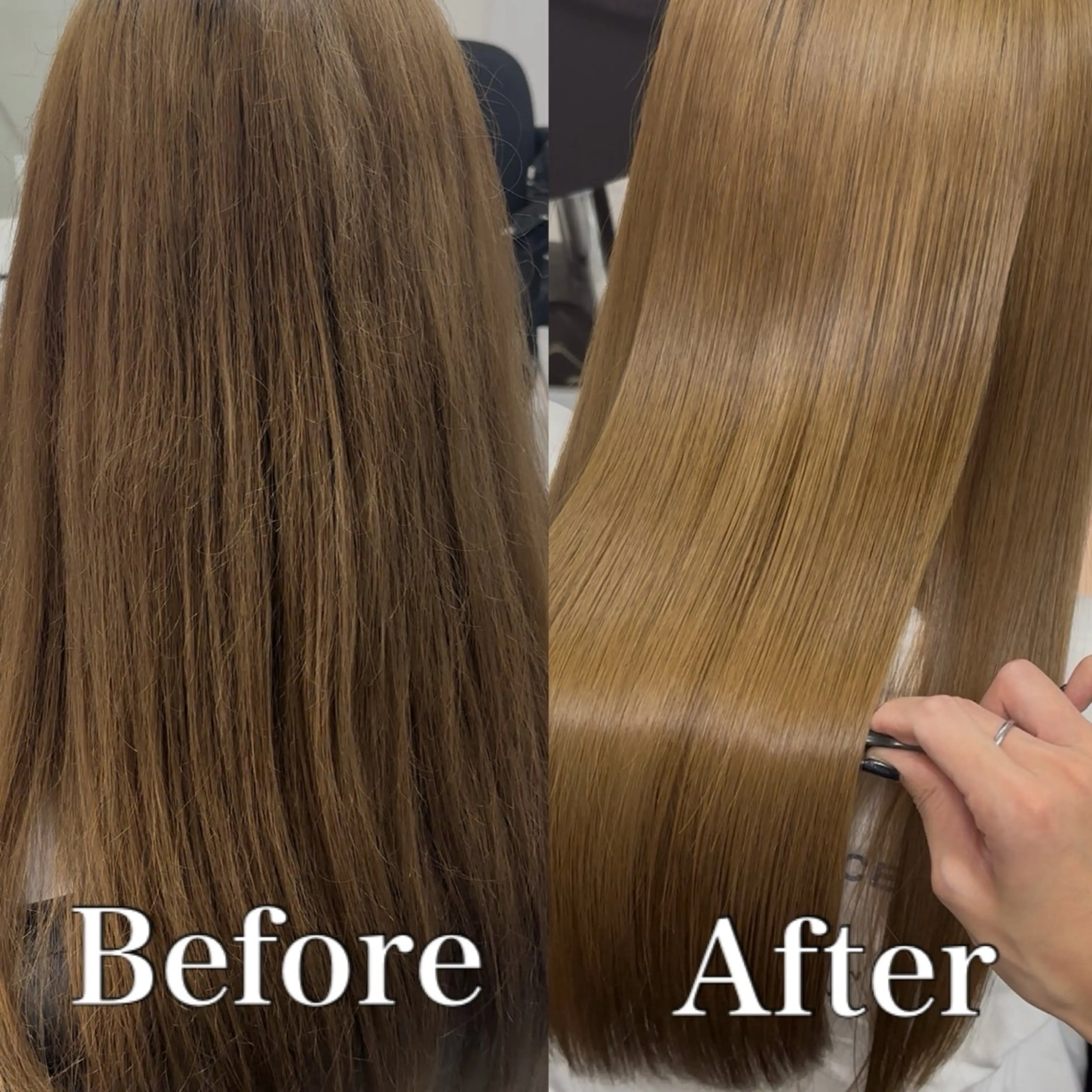 【ブリーチ毛OK】酸性ストレート＋1STEPローズTRの写真