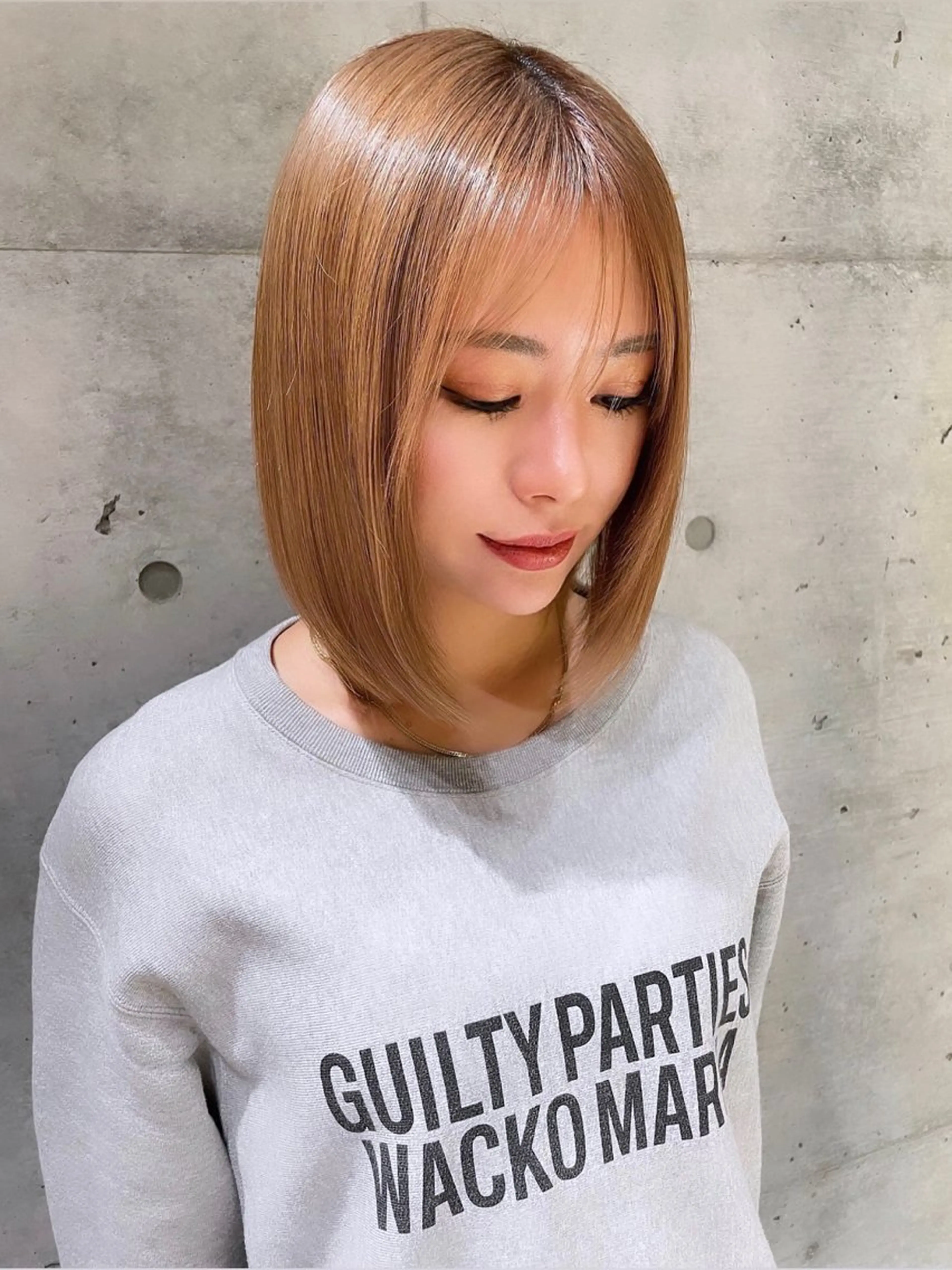 最高級艶カラー🤍✨カラー+ダイヤモンドトリートメント/髪質改善🧴♡の写真