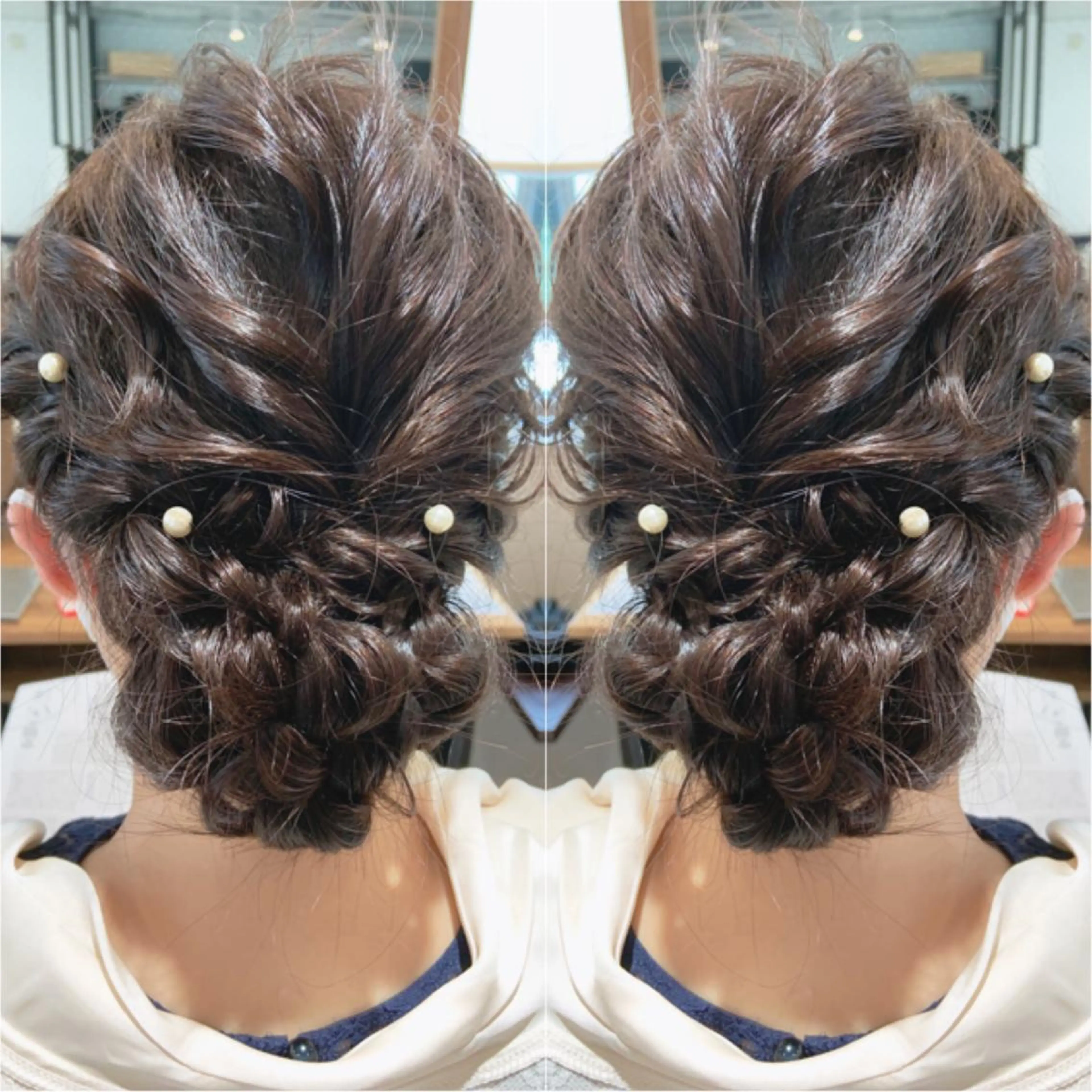 セミロング ヘアアレンジ rita atelier 【リタ】所属・韓国hair🦋 Nanaのヘアスタイル