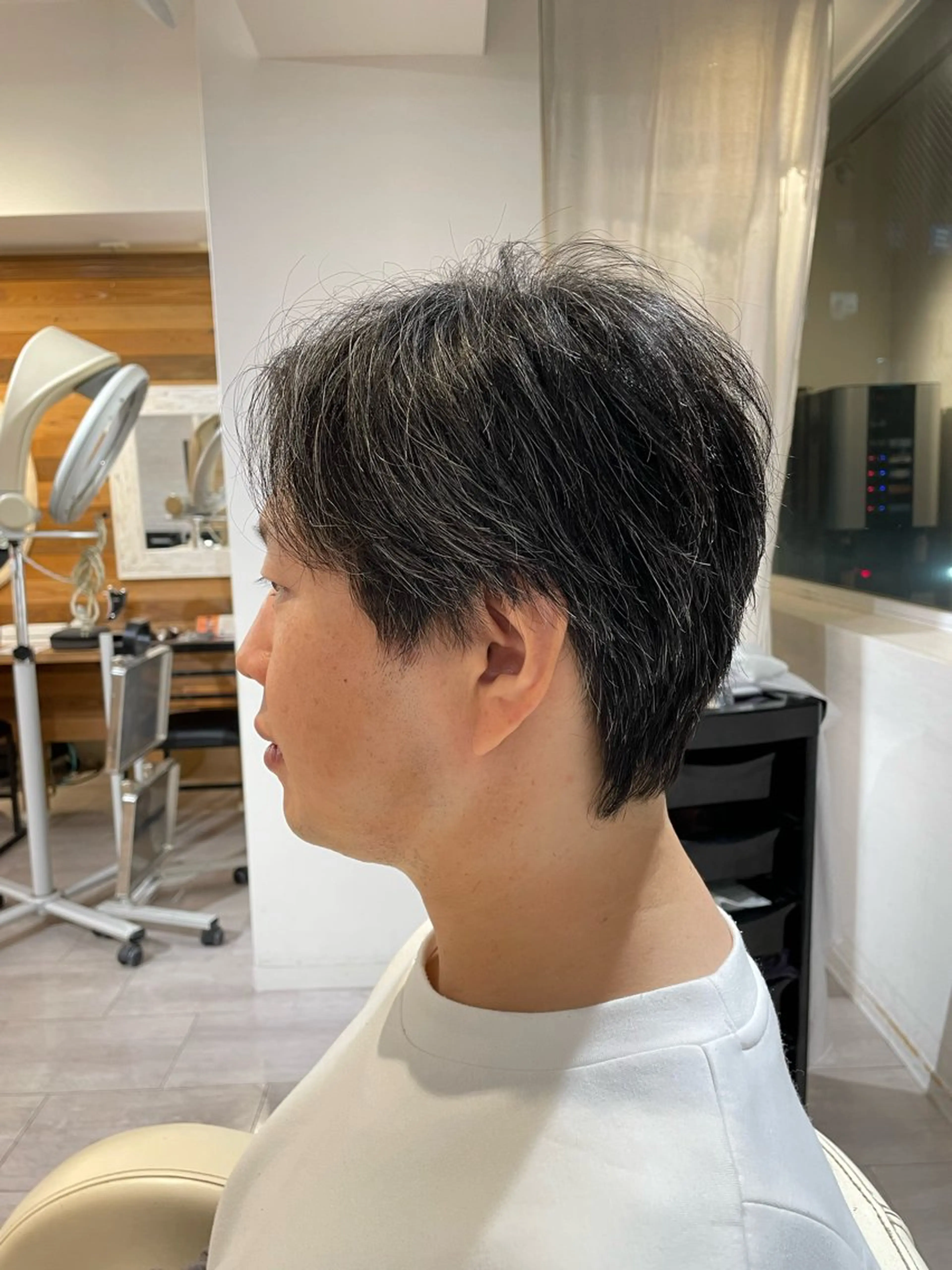 メンズ miwa/ボブパーマ /モードボブのヘアスタイル