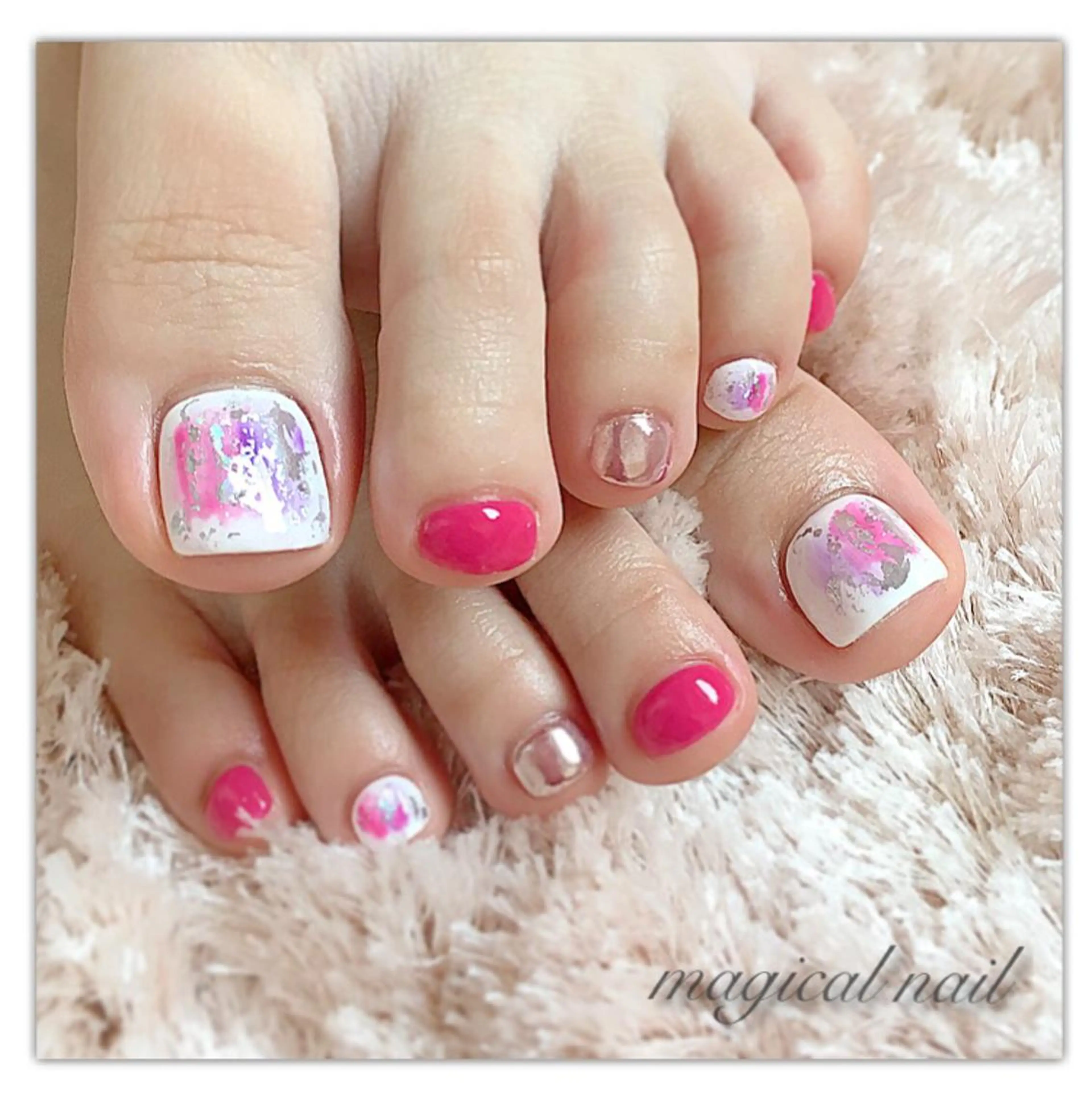 ネイル フットネイル フットネイル magical nailのネイルデザイン