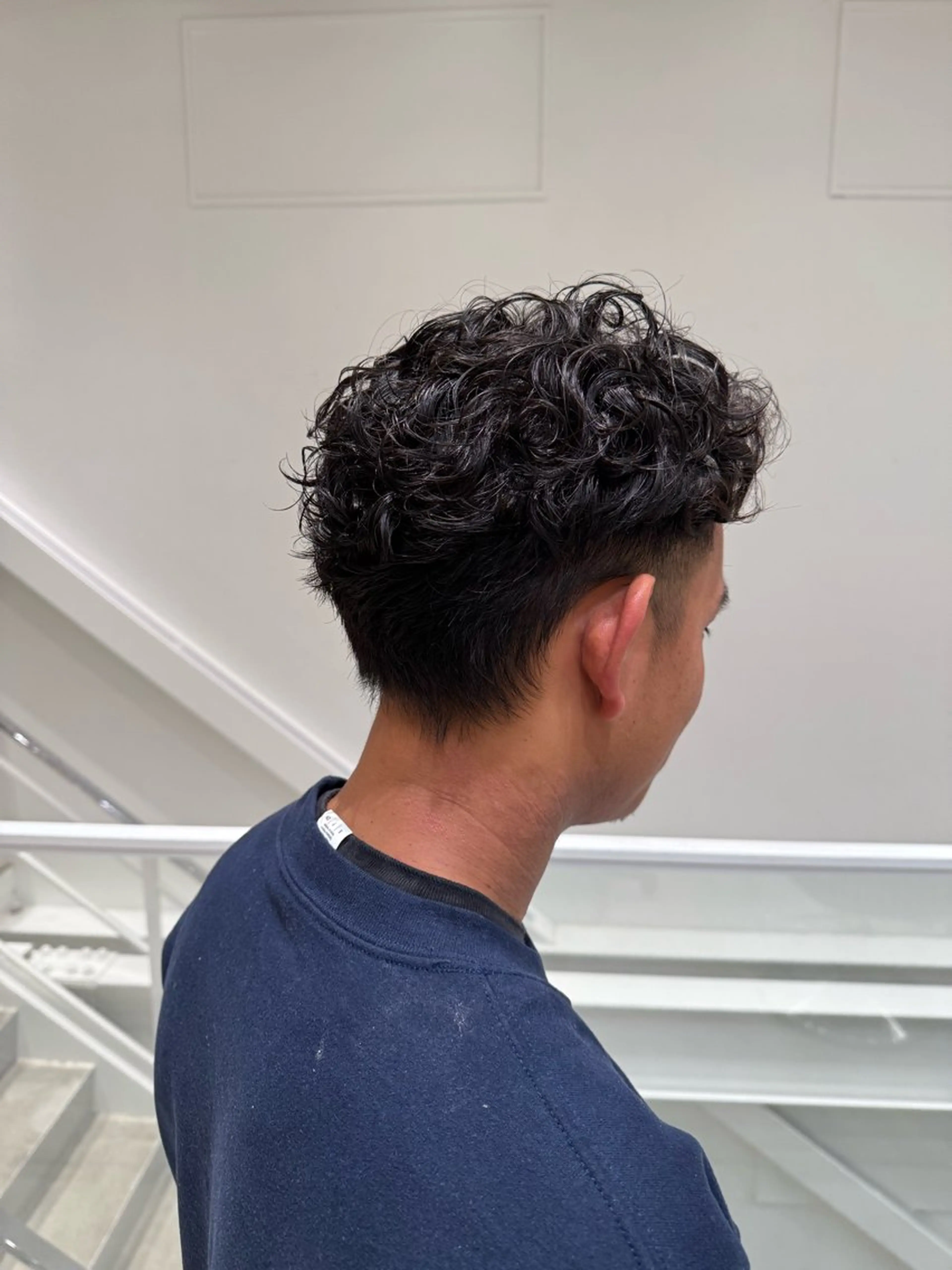 ショート パーマ メンズ みっちー/ブリーチカ ラー/似合わせカラーのヘアスタイル