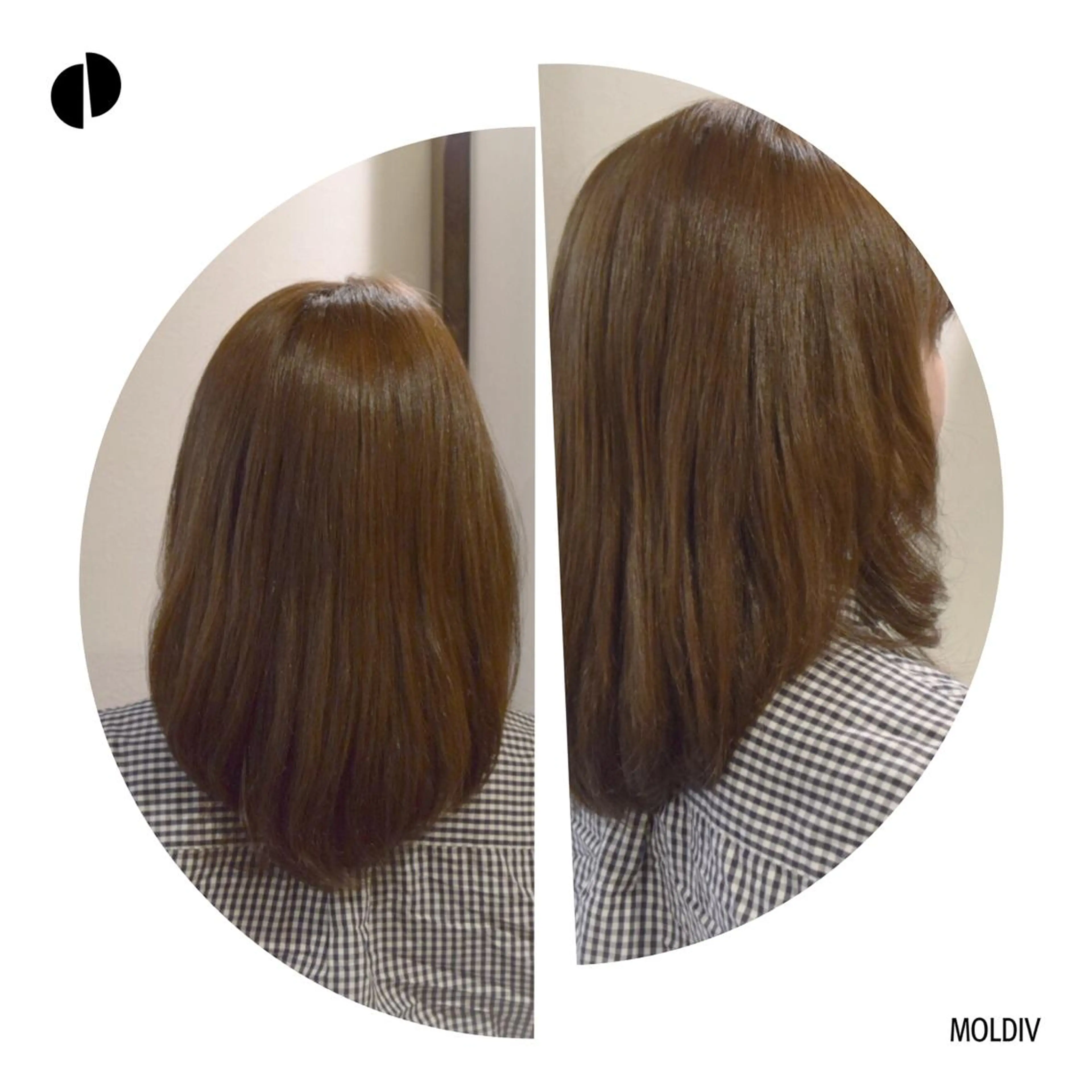 ミディアム セミロング カラー グレージュ ✨縮毛矯正✨髪質改善 ナカシマ ユミのヘアスタイル