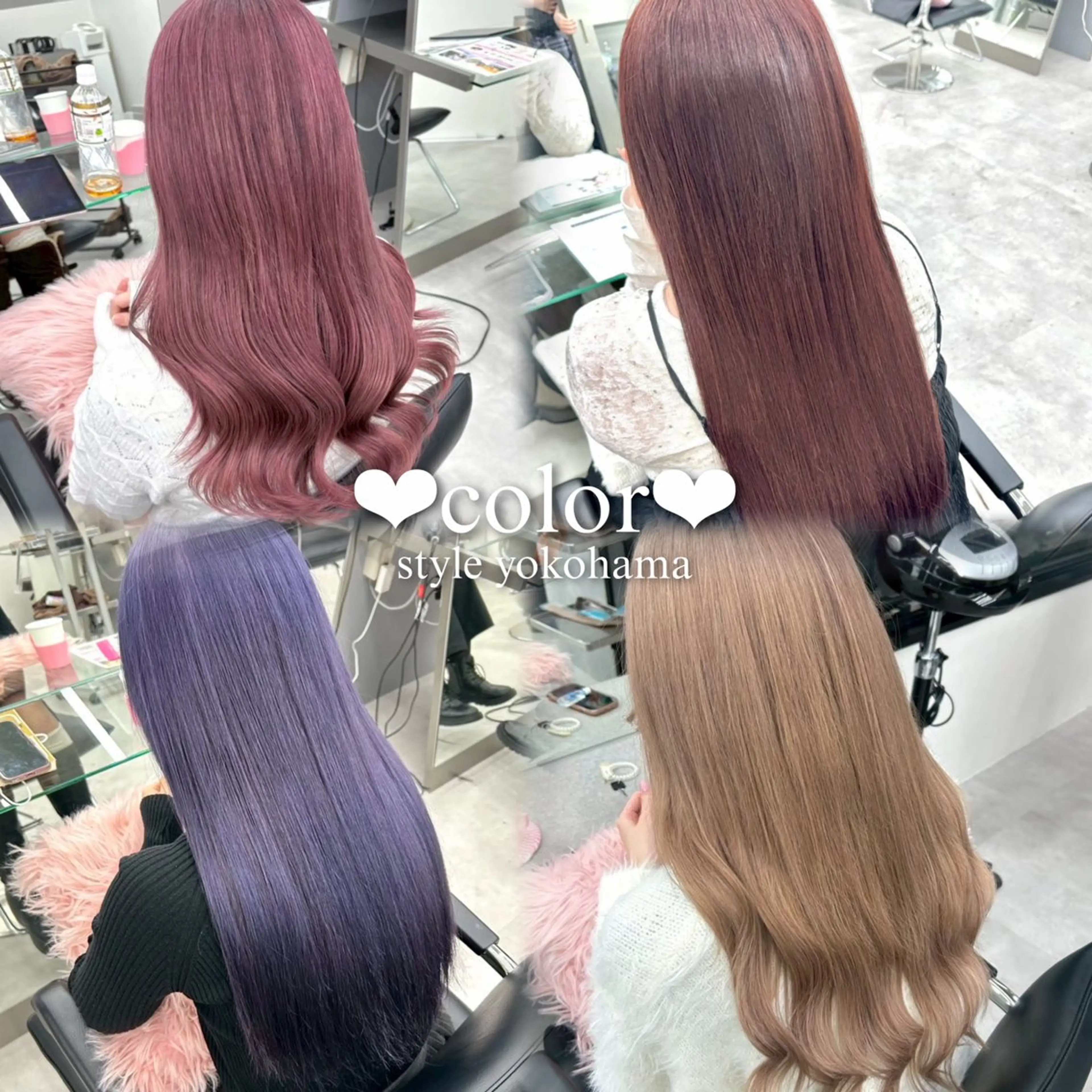 カラー ダブルカラー ヘアカラー お呼ばれアレンジ/ ハイトーン/ゆう🩷のヘアスタイル