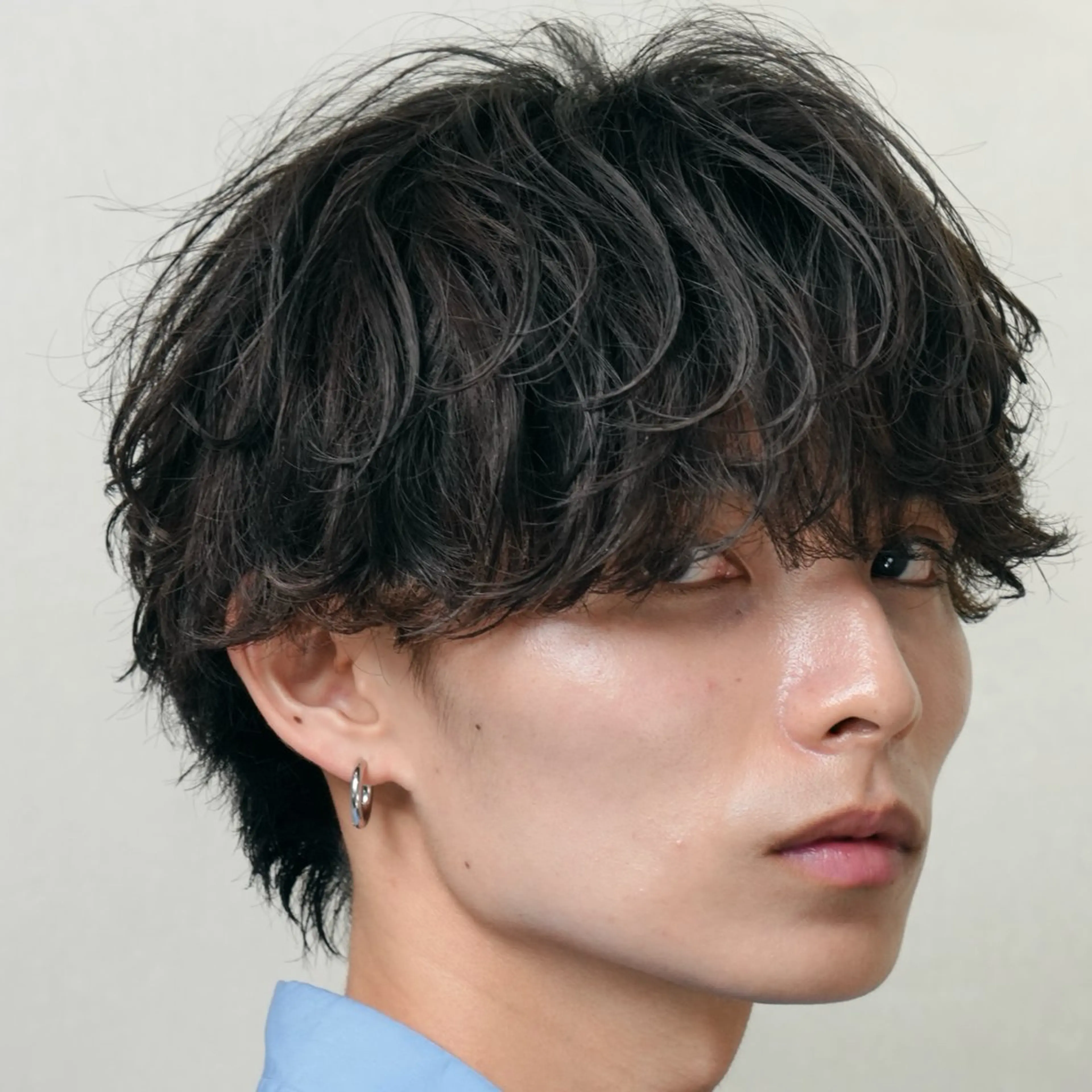 パーマ メンズ センターパート マッシュ メンズパーマ プードルパーマ メンズツイストパーマ カット パーマ 仙台メンズパーマ/ fifth/丸山佳叶のヘアスタイル