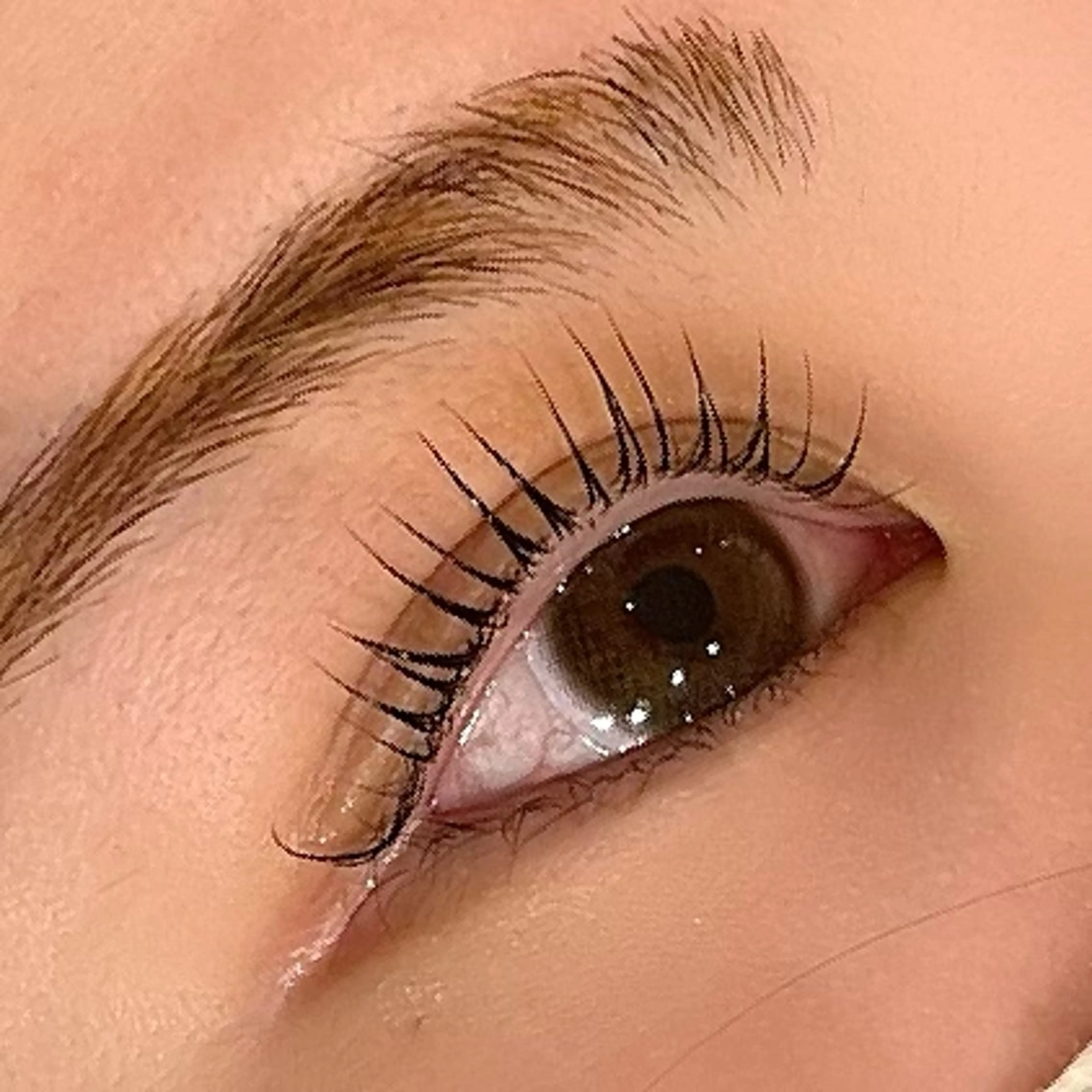 マツエク・マツパ 一重×まつ毛パーマ マツパ クレセント 中岫のマツエク・マツパデザイン