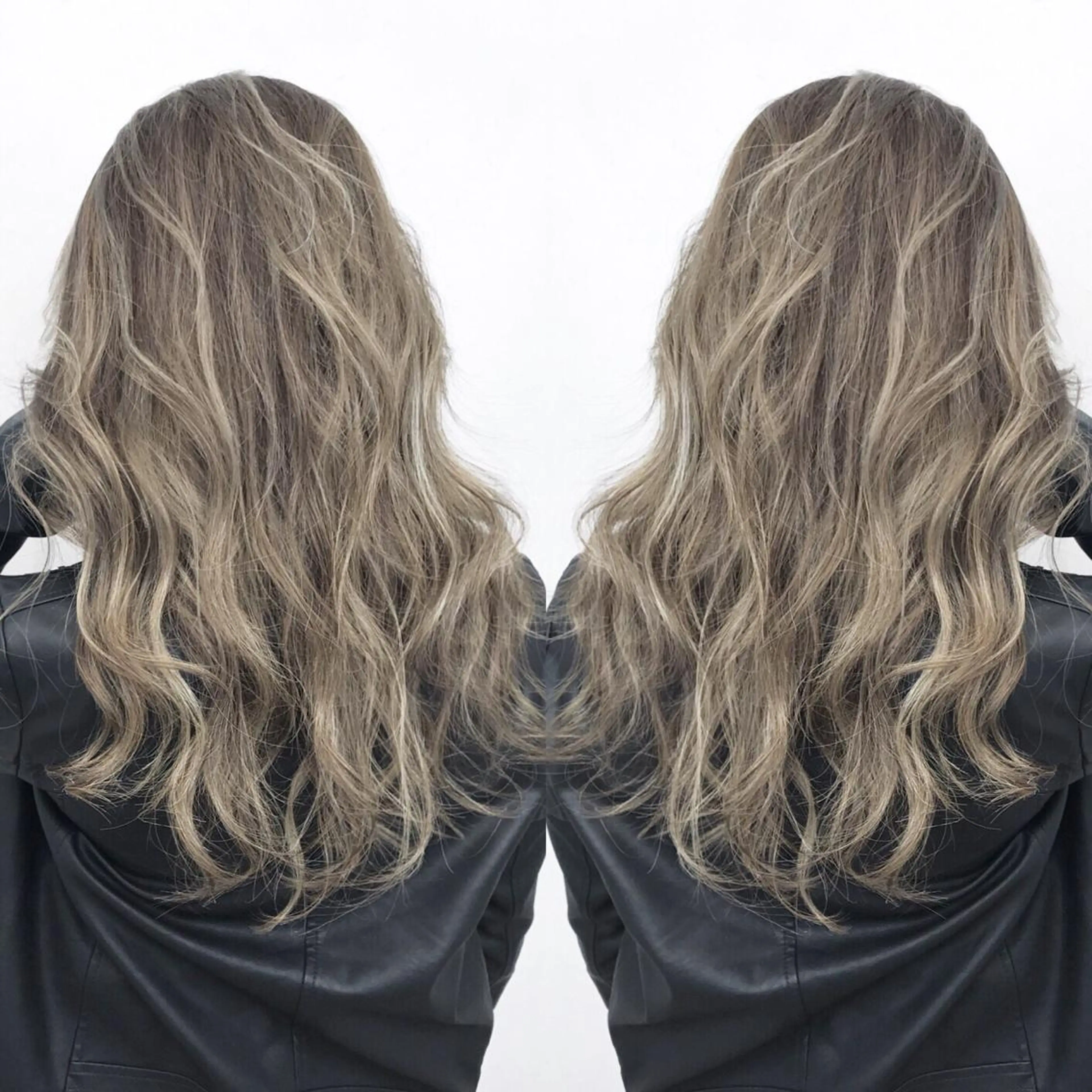 ロング カラー ダブルカラー グレージュ ヘアカラー TATSUYA アートディレクターのヘアスタイル