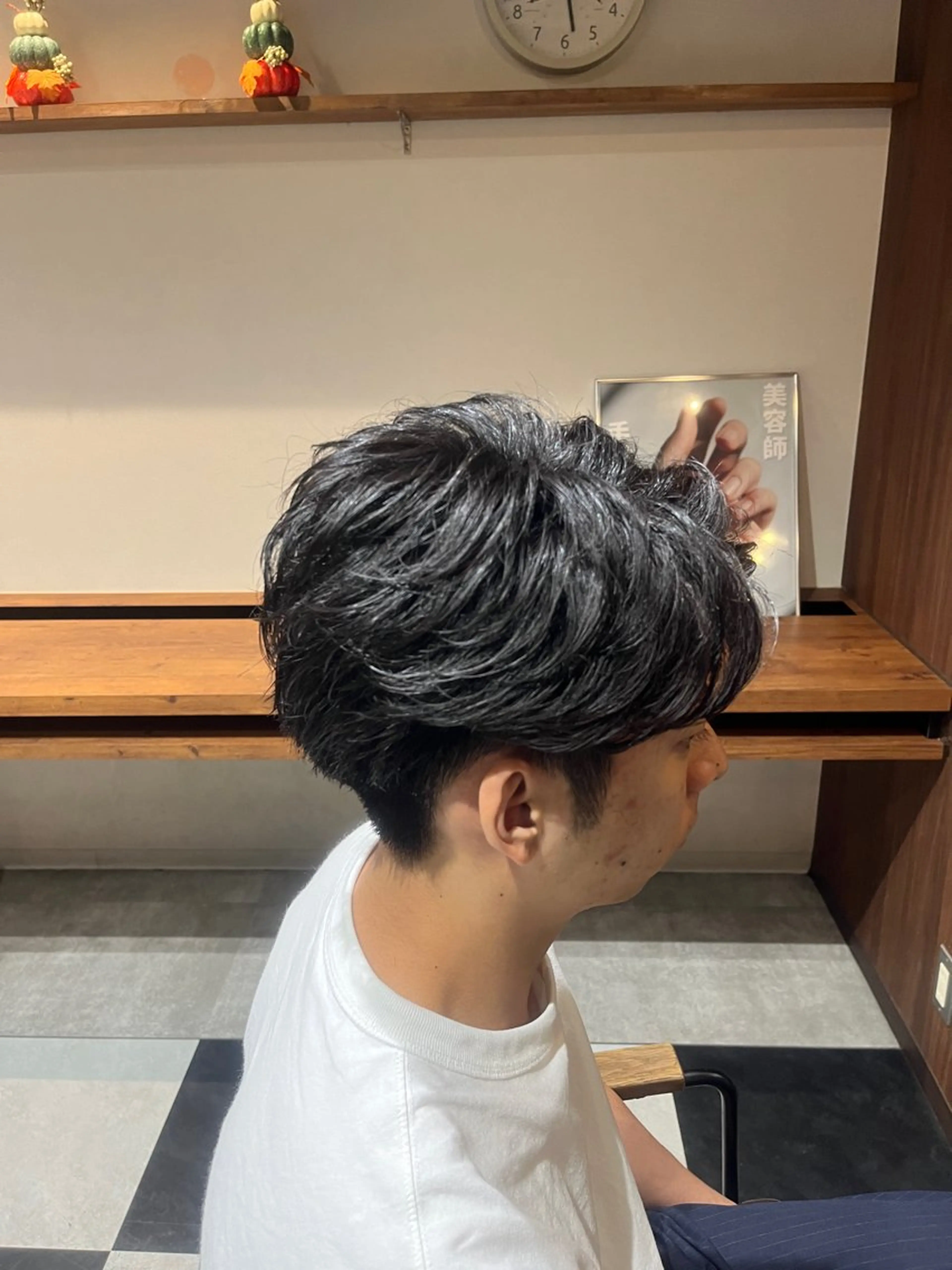 ショート パーマ メンズ メンズパーマ ニュアンスパーマ カット パーマ 🎧メンズパーマ特化 /RUI🎧のヘアスタイル