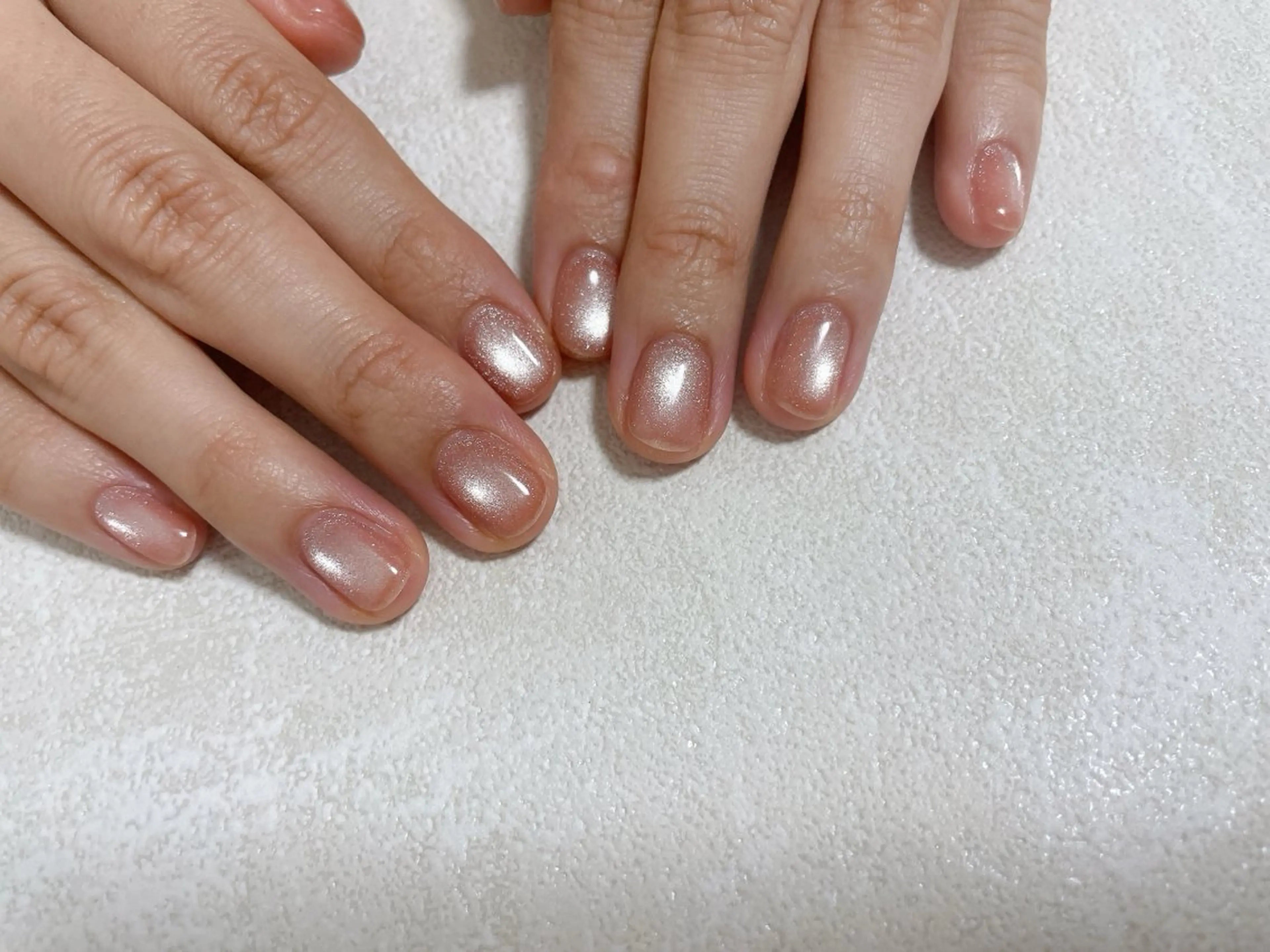 ネイル オーロラネイル フットネイル フレンチネイル ジェルネイル マグネットネイル ハンドネイル Mogu nail 二子玉川のネイルデザイン