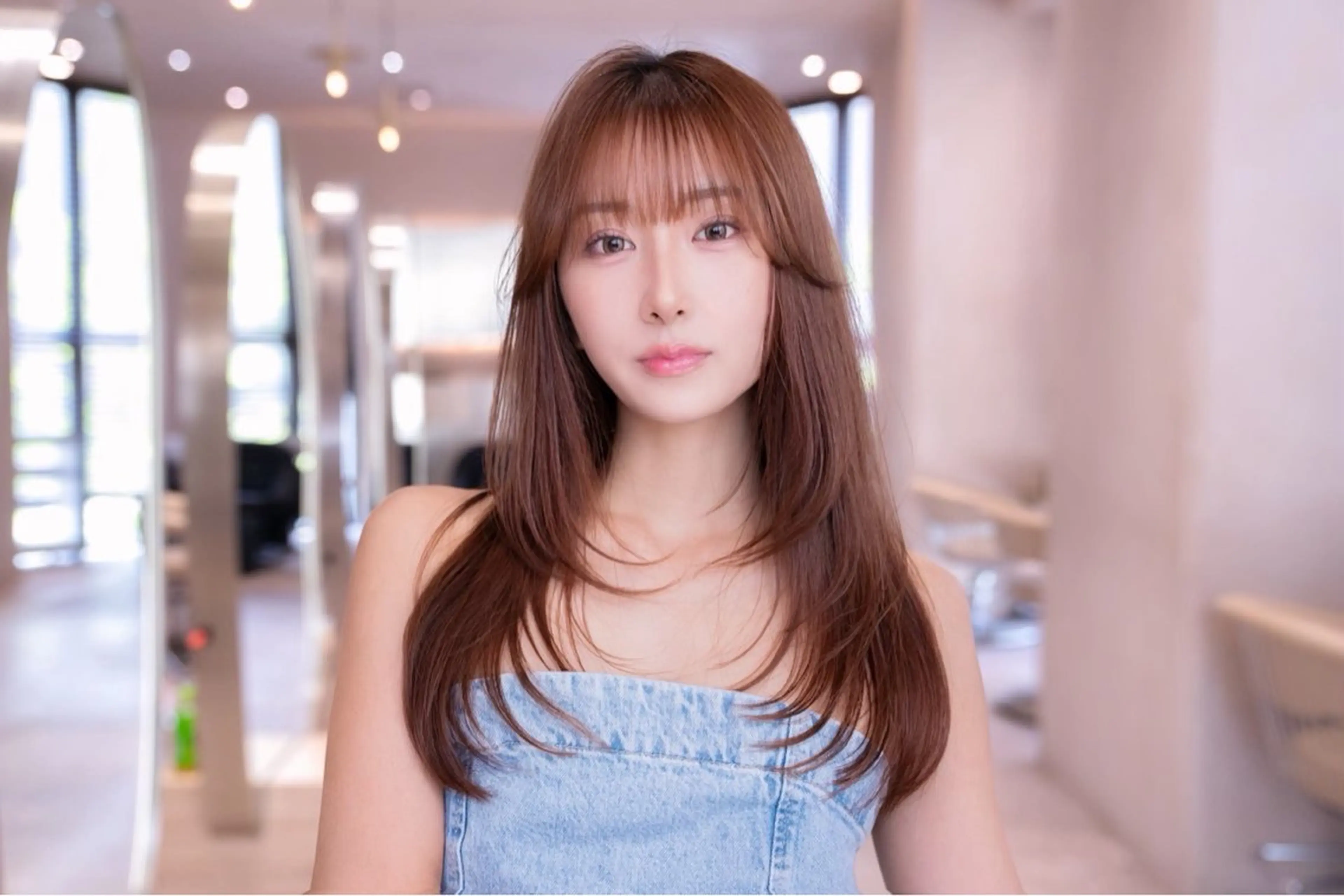 ロング カラー ロングレイヤー ベージュカラー ブラウンカラー ブラウンベージュ 透明感カラー ヘアカラー 韓国ヘア/ハイトーン そーた/渋谷駅のヘアスタイル