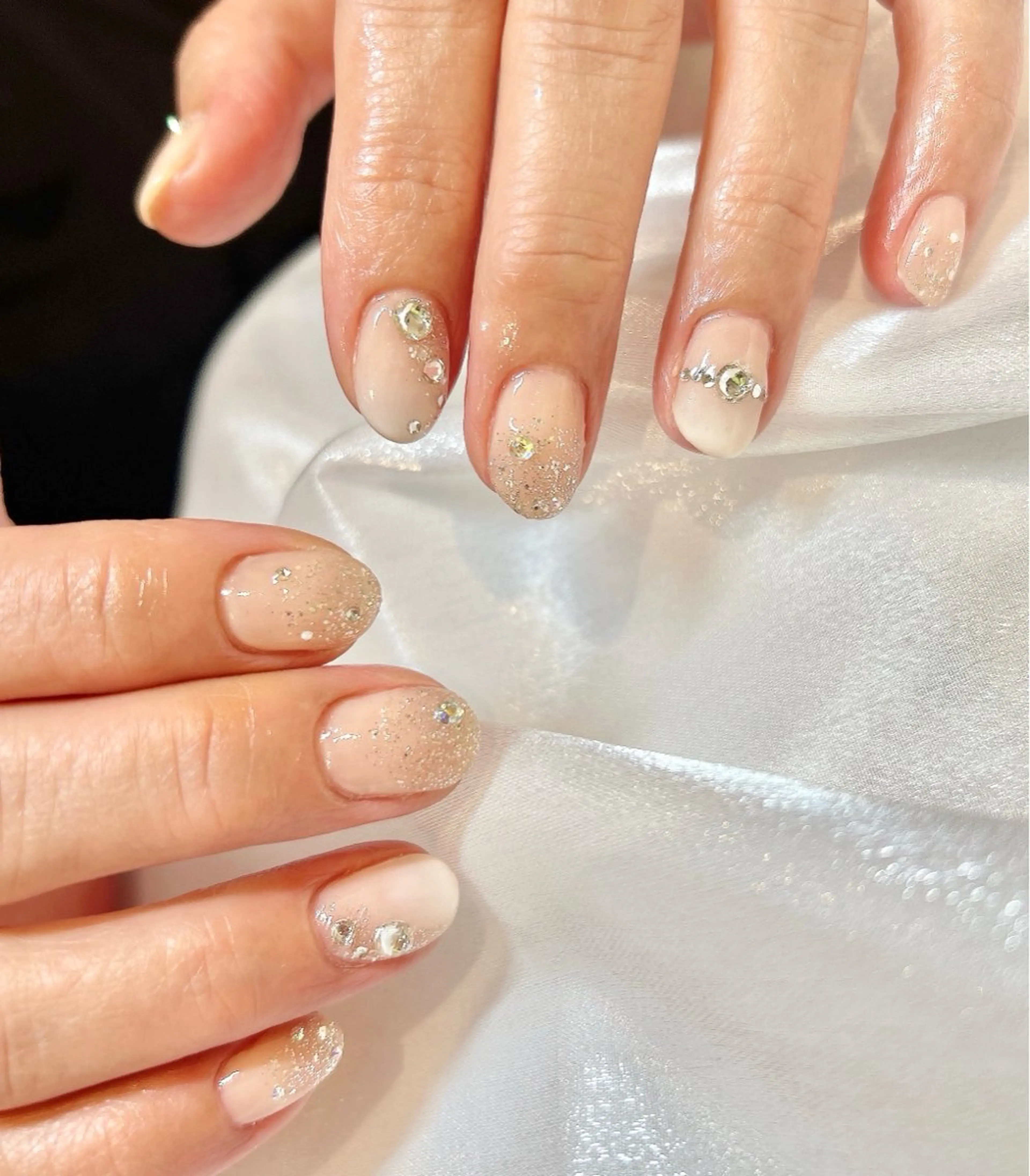 ネイル キラキラネイル 持ち込み ショートネイル ハンドネイル takamin._.nail所属・オーダーメイド専門 takamiのネイルデザイン