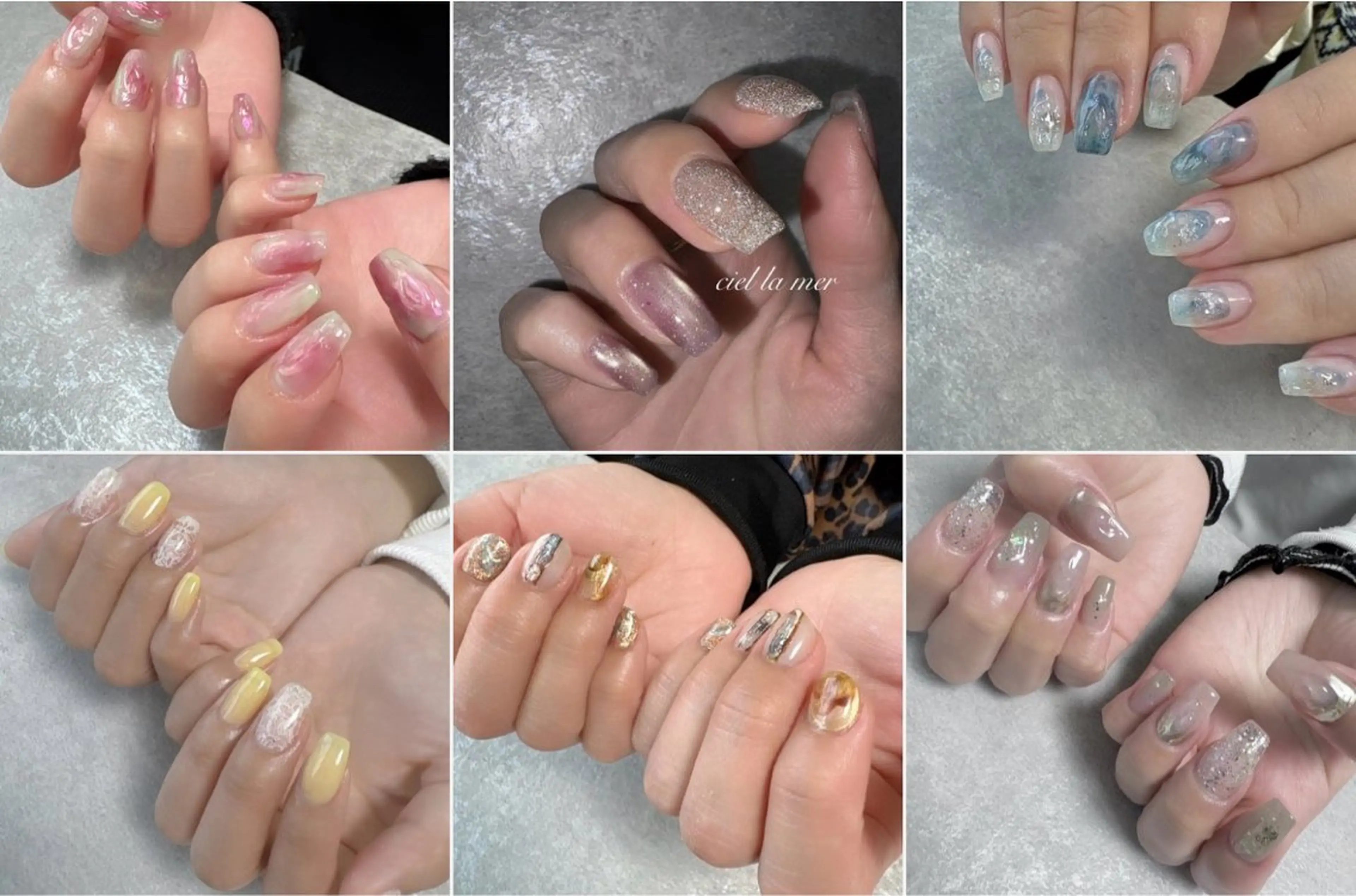 ネイル ハンドネイル フットネイル ciel la merのネイルデザイン