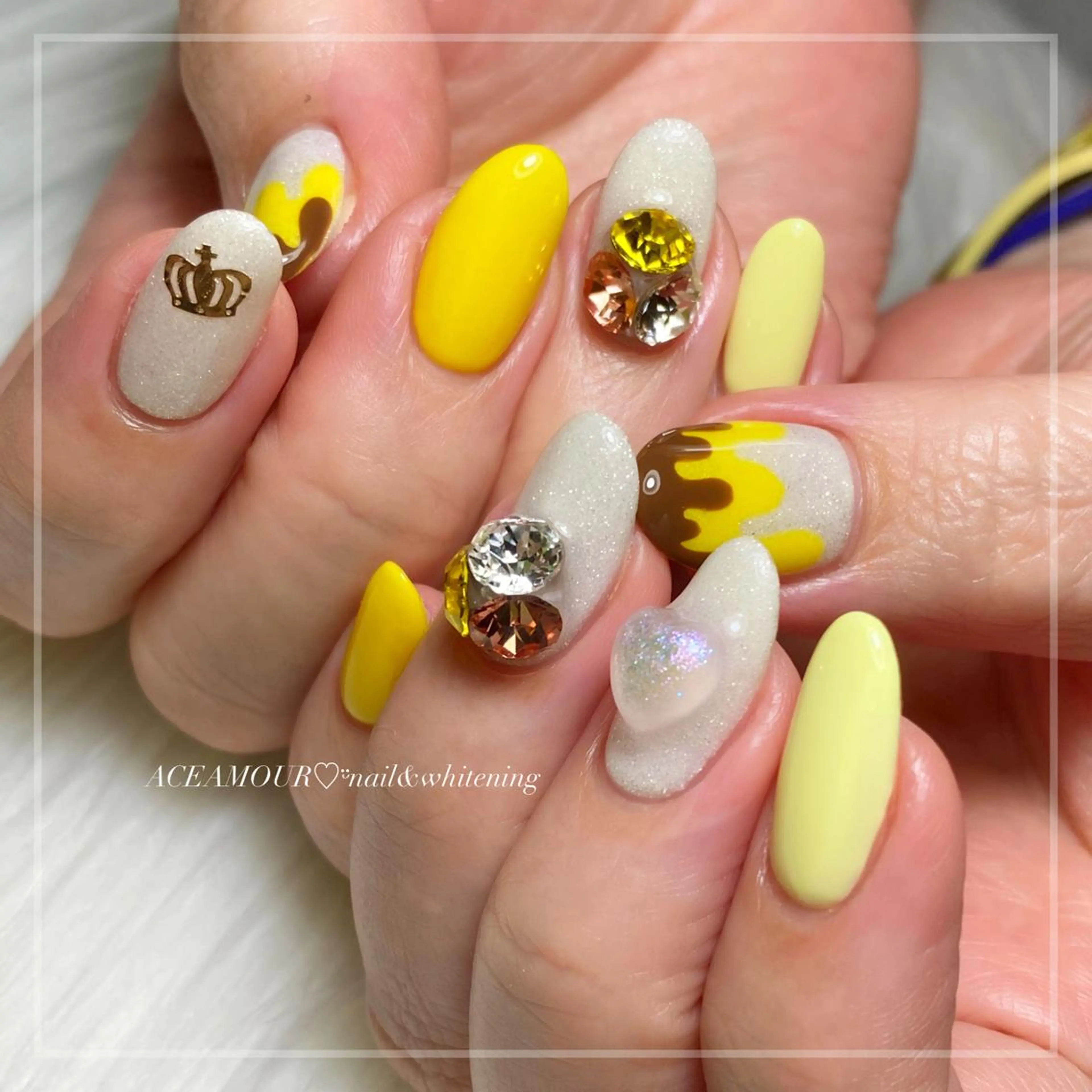 ネイル 持ち込み ネイル/耳つぼ /新ホワイトニングのネイルデザイン