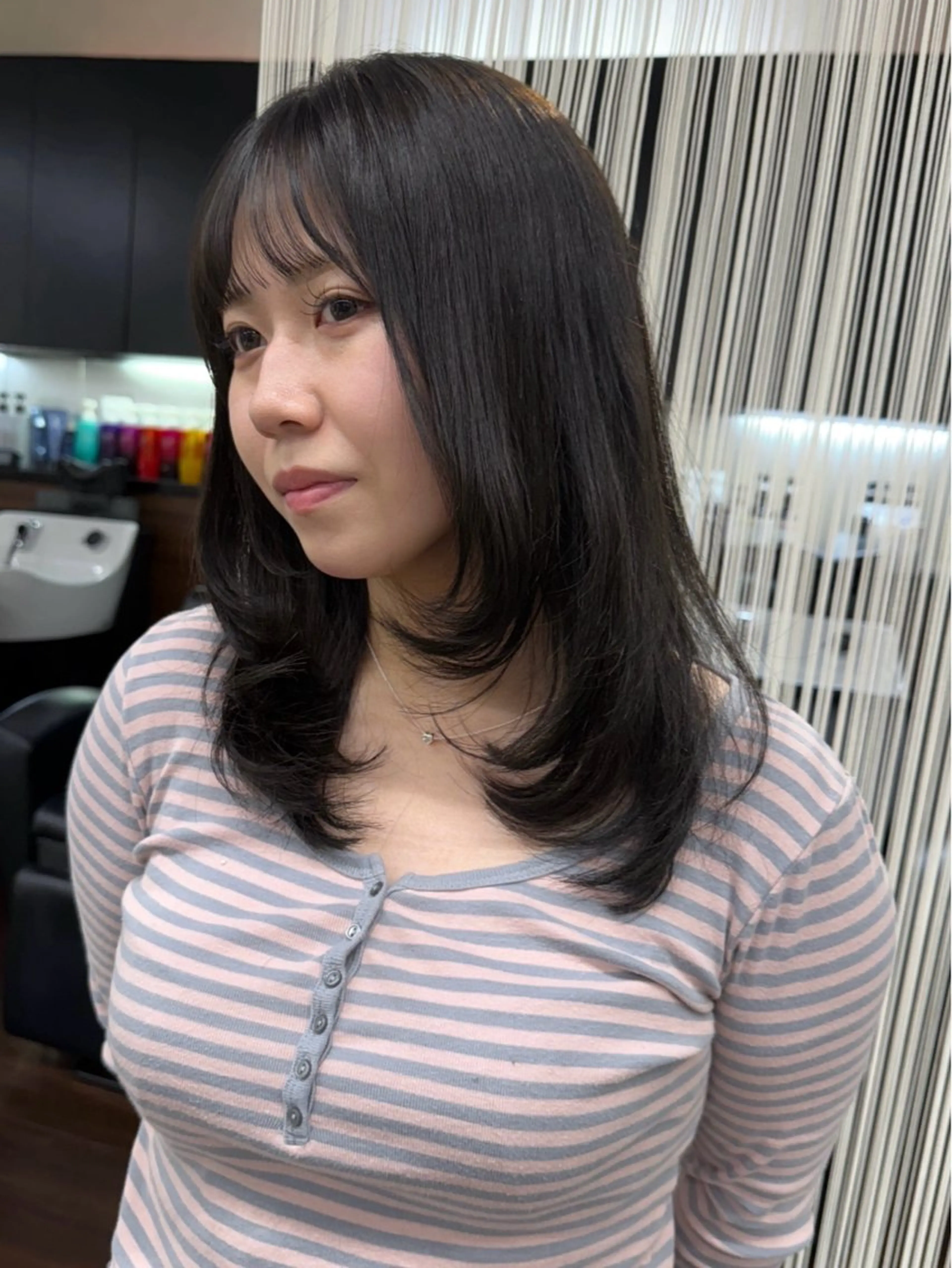 ミディアム カラー Daisy🎀【福岡 美容室】chiakiのヘアスタイル