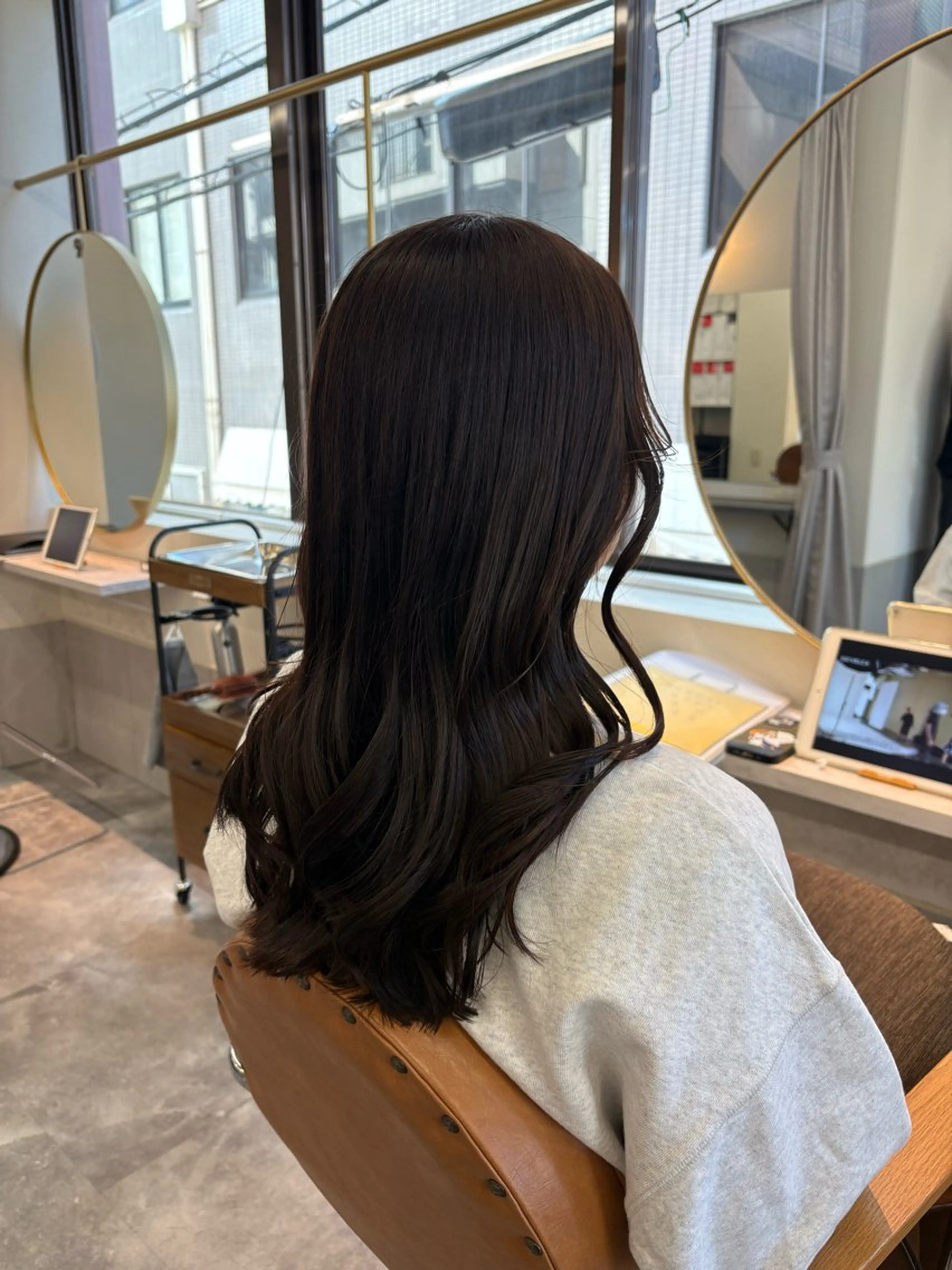 ロング カラー カット ヘアカラー トリートメント カノエ香椎店 / ハ瀬川千夏のヘアスタイル