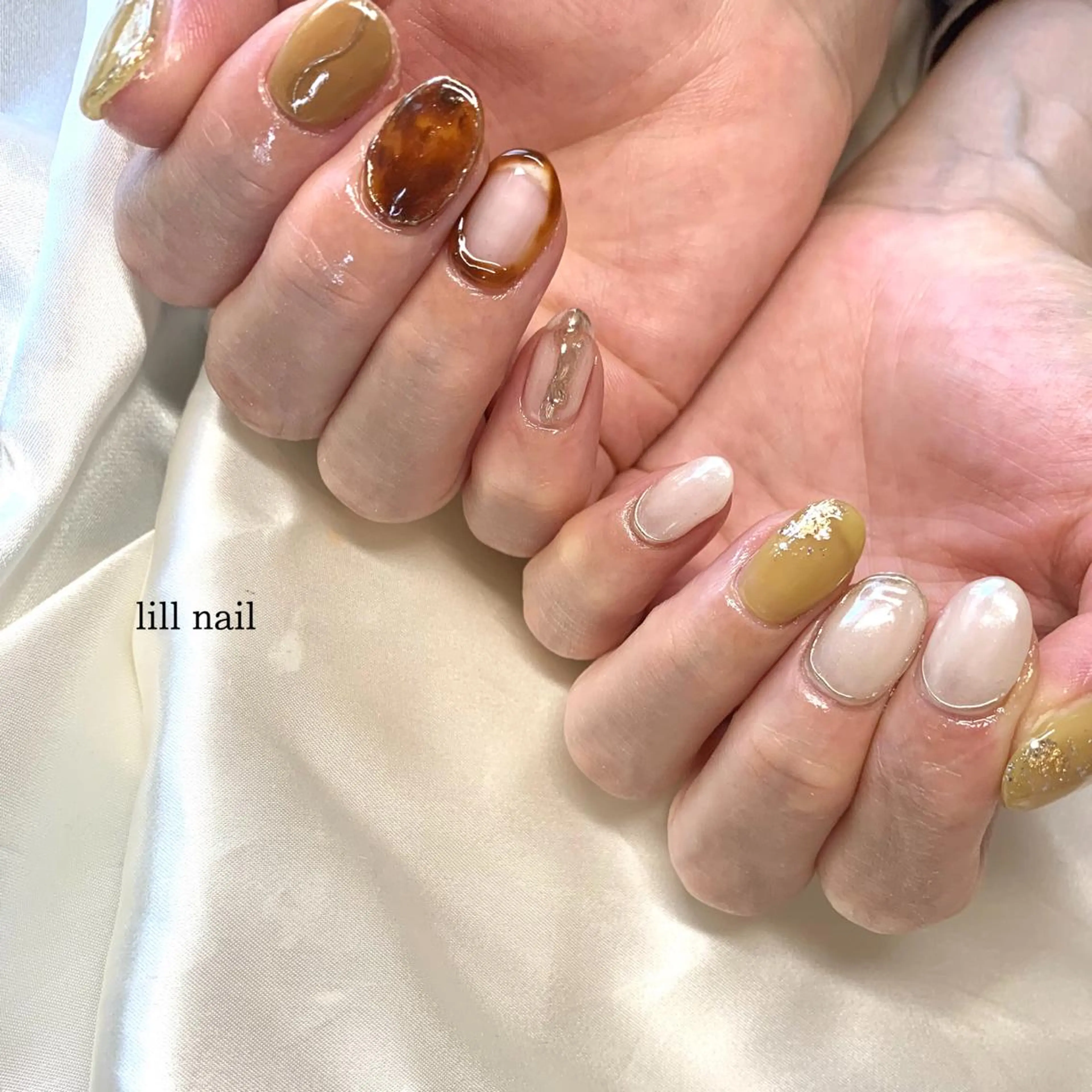 ショート pllia beautyのネイルデザイン