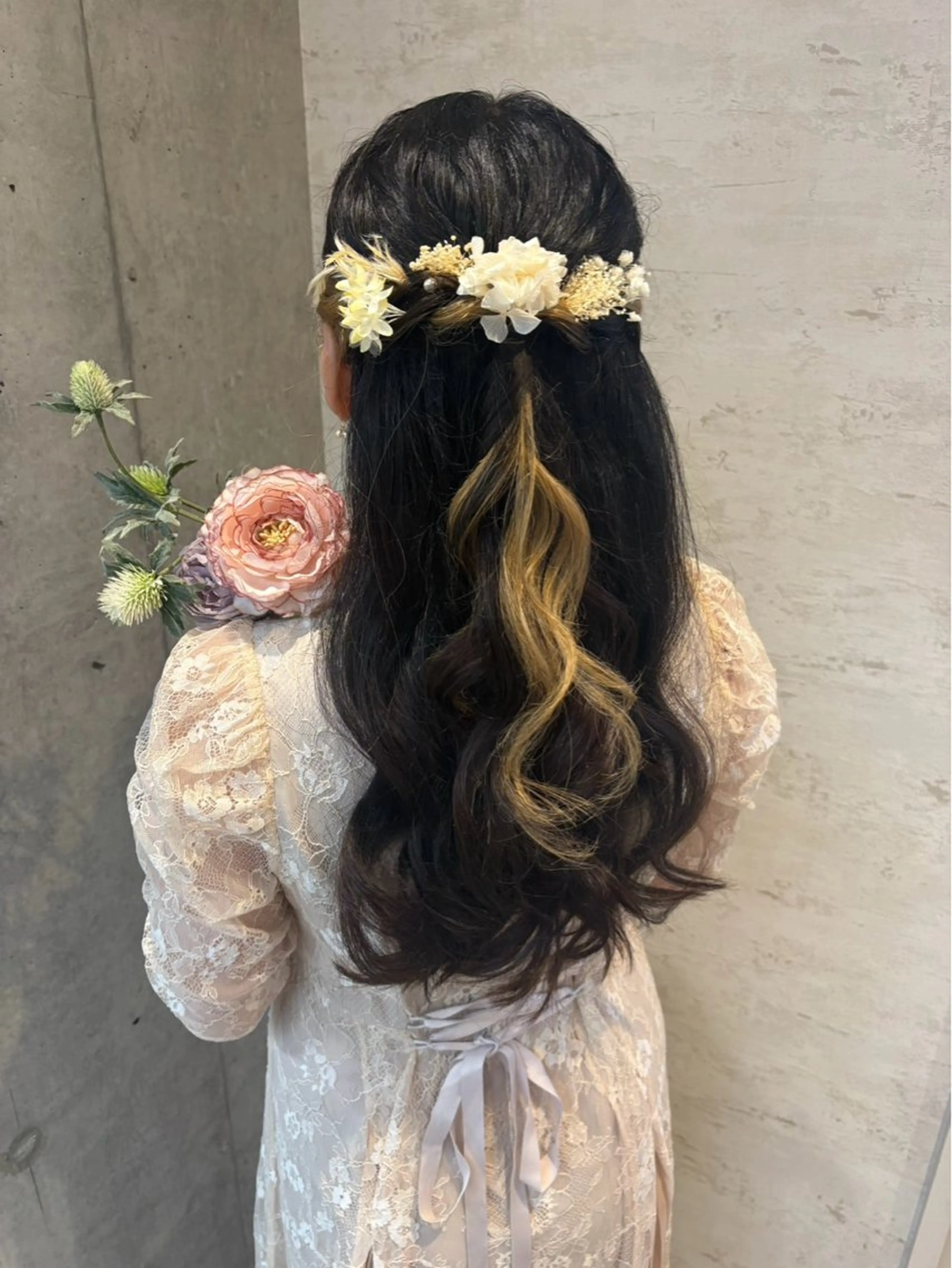 ロング ヘアアレンジ ヘアセット Reve  resort所属・美髪× ヘアセット✨Araiのヘアスタイル