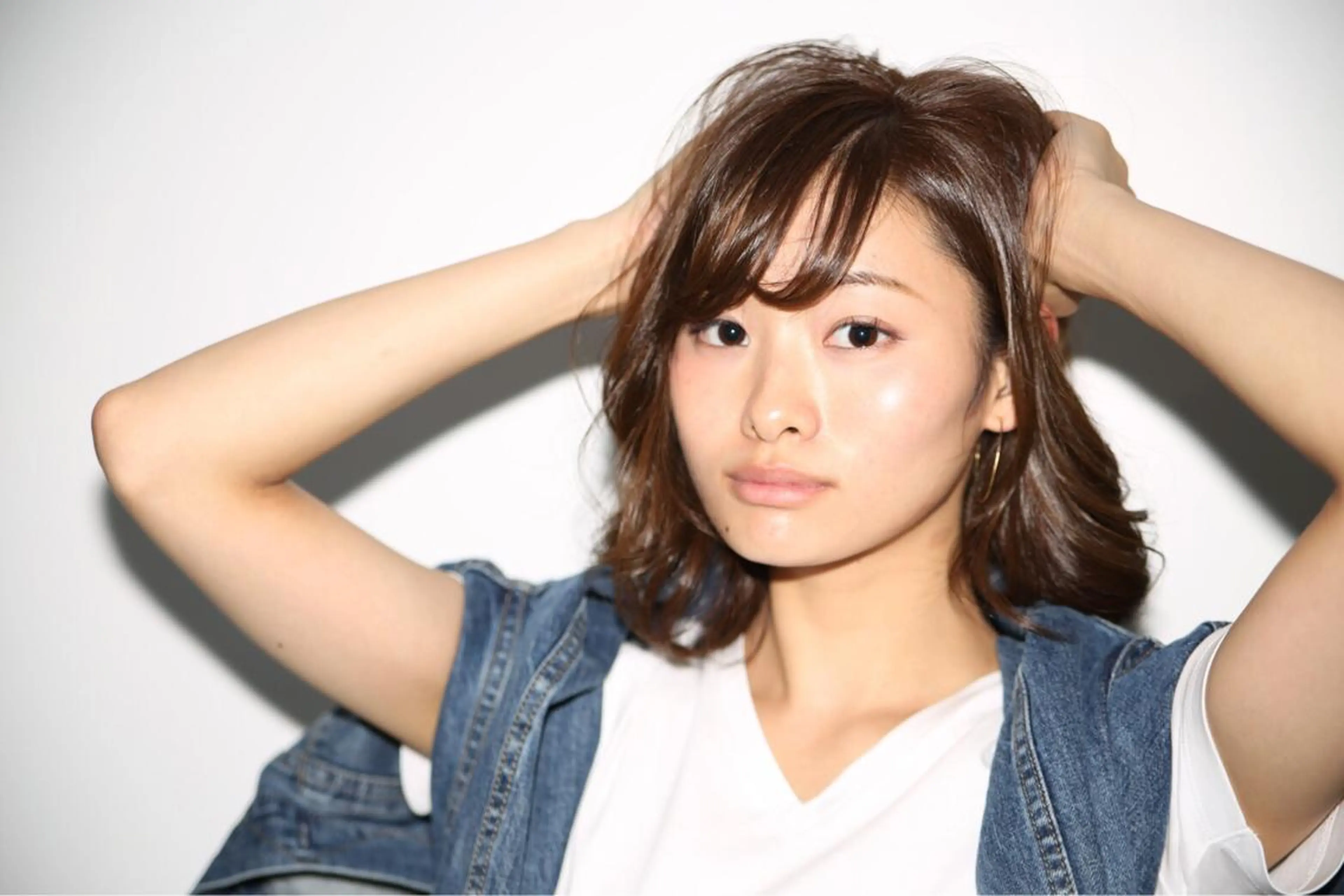 ミディアム セミロング ロング カラー ボブ Re:ta KANZOのヘアスタイル