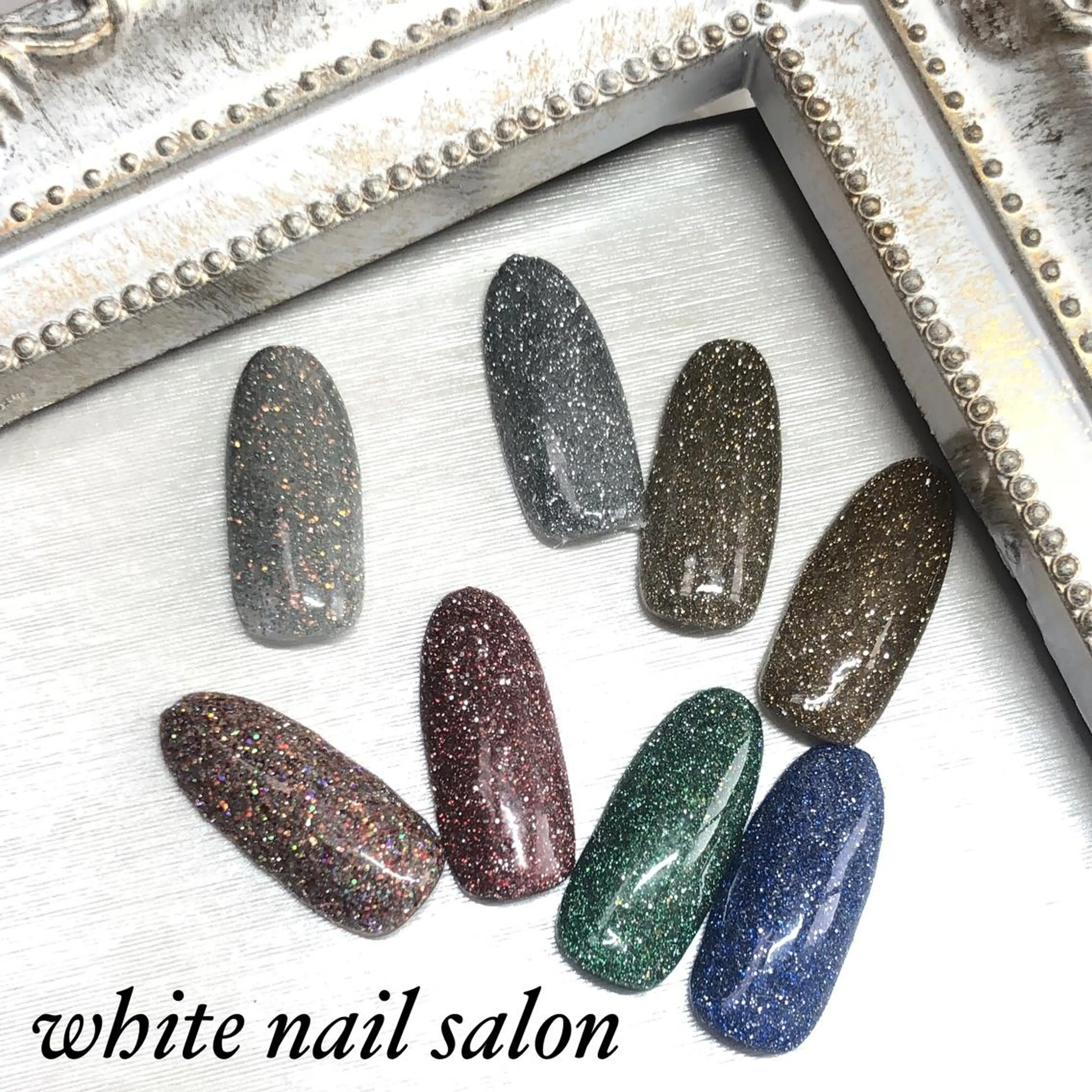ネイル アートネイル フラッシュネイル フットネイル ハート オフィスネイル white nail salonのネイルデザイン