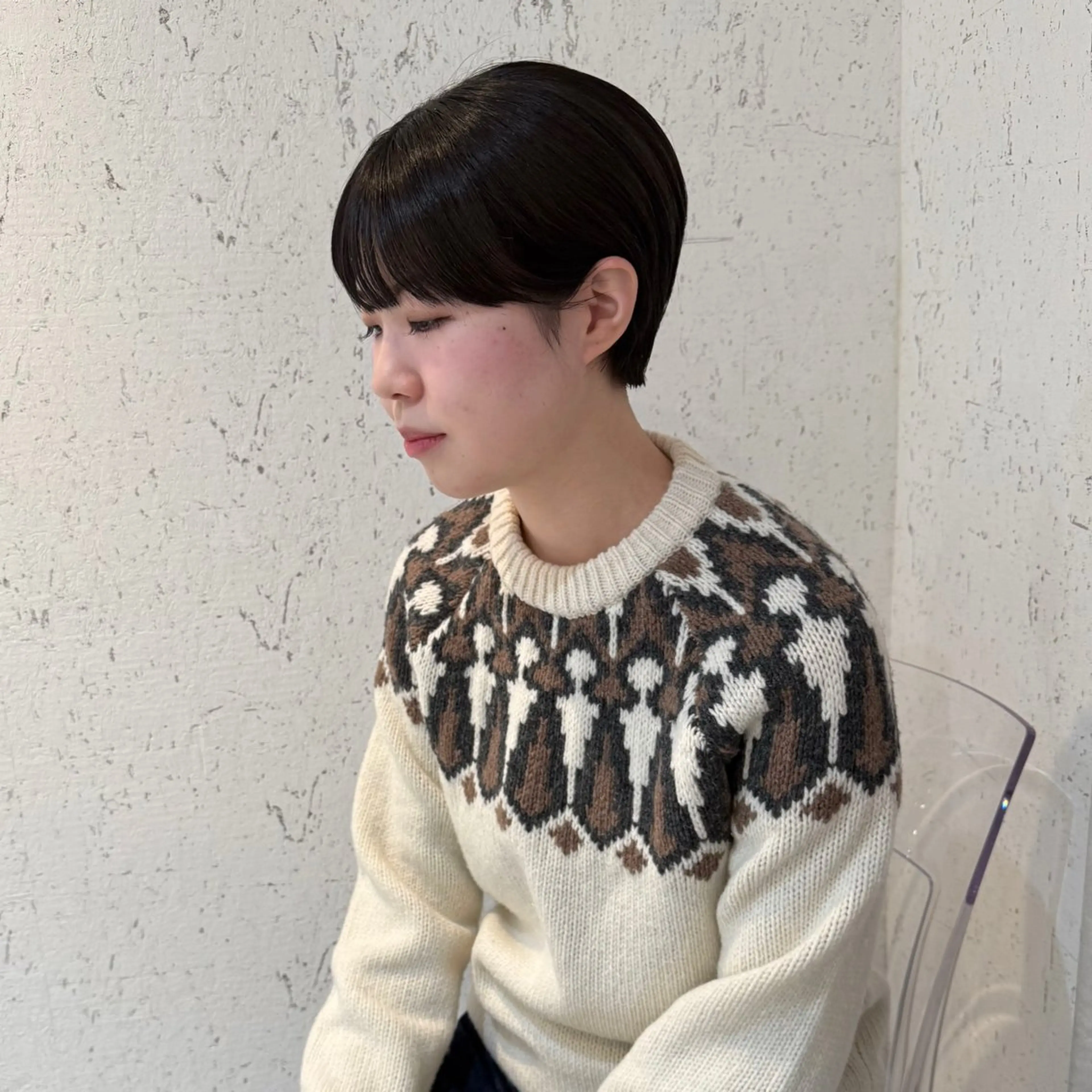 ショート カラー 似合わせカット カット トリートメント mai / linoah˚✧のヘアスタイル