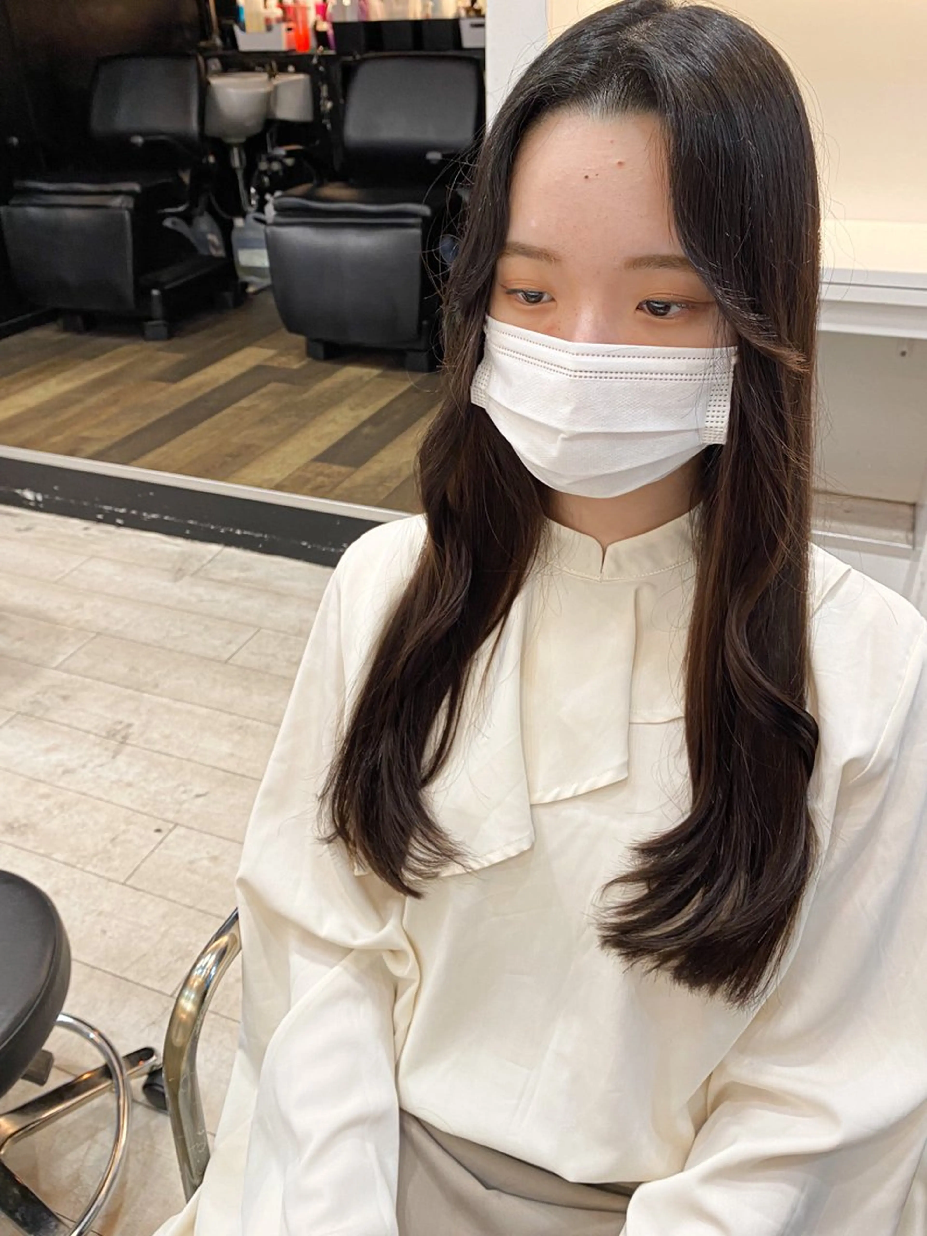 ロング パーマ/ダブルカラー ブリーチ⭐️海斗のヘアスタイル