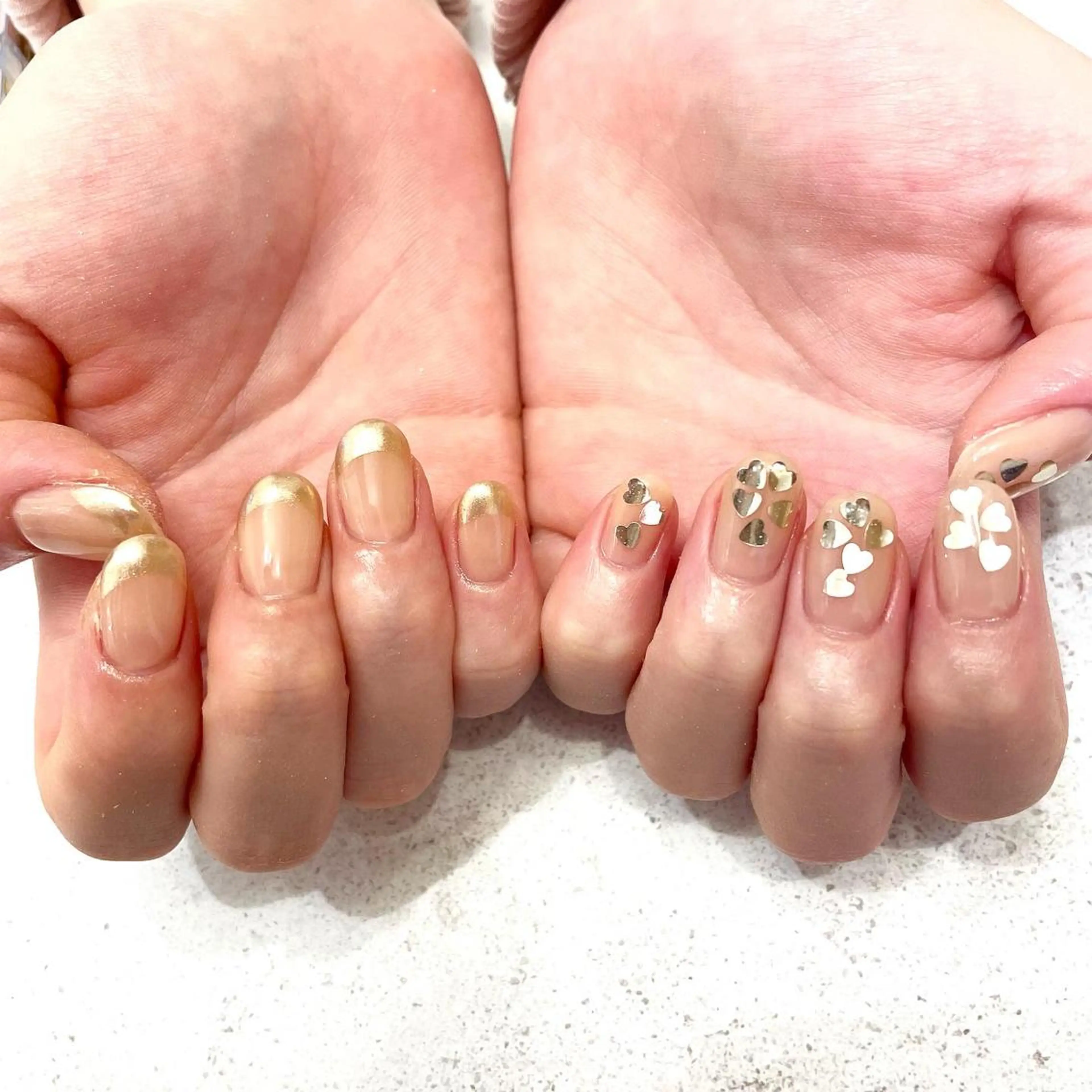 ネイル ハンドネイル Sea  nail by emaのネイルデザイン