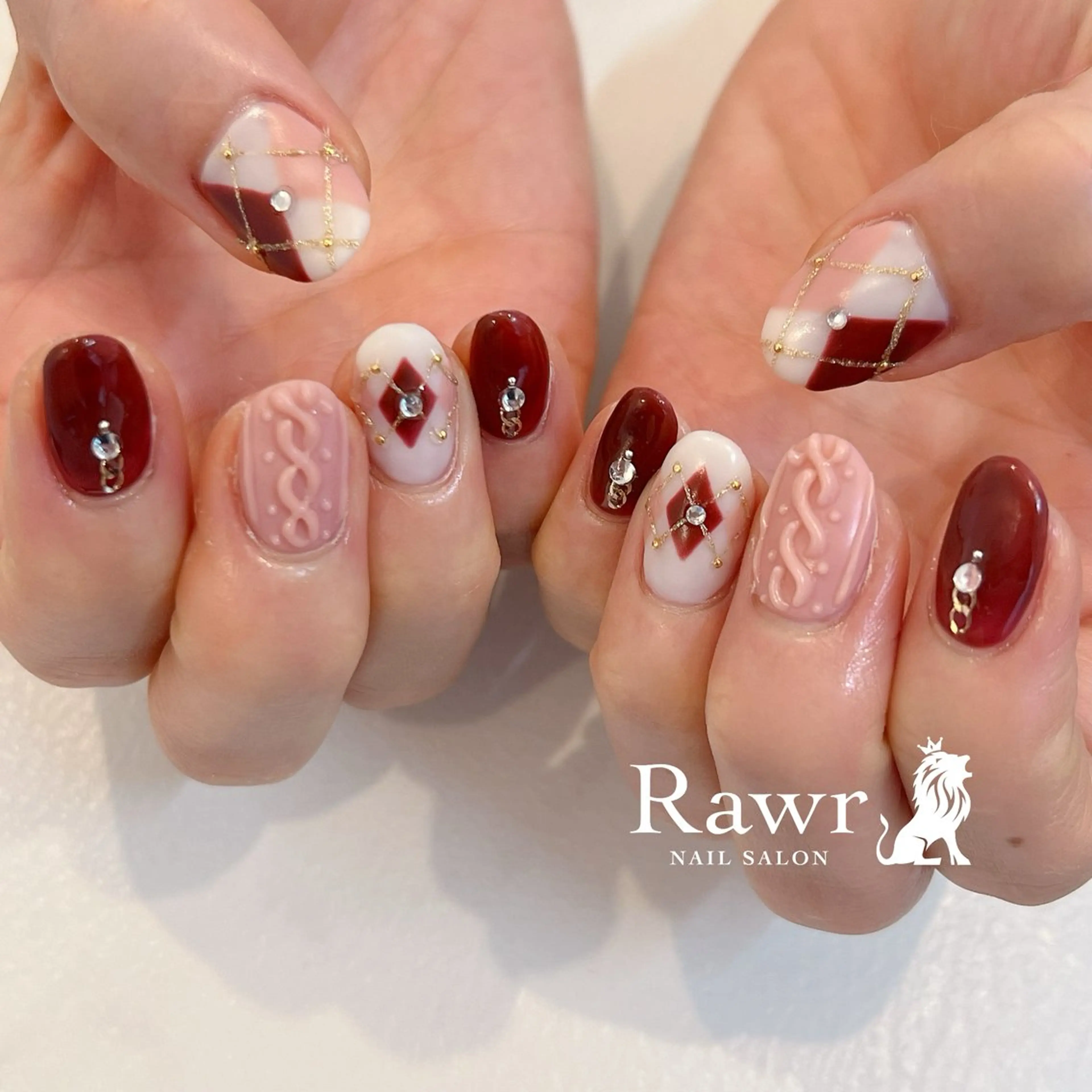 ネイル ハンドネイル Rawr / saoriのネイルデザイン