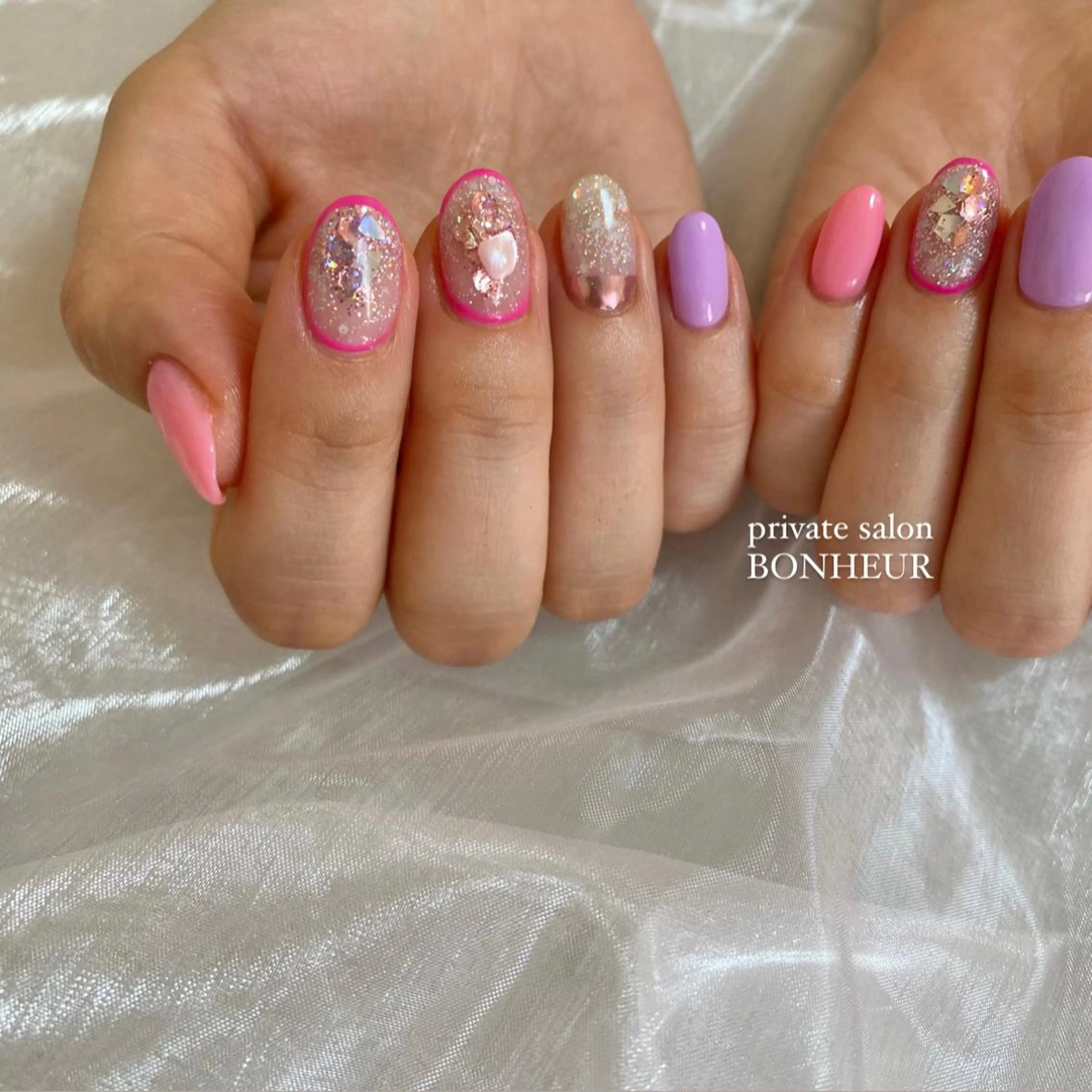 ネイル ハンドネイル BONHEUR Annaのネイルデザイン