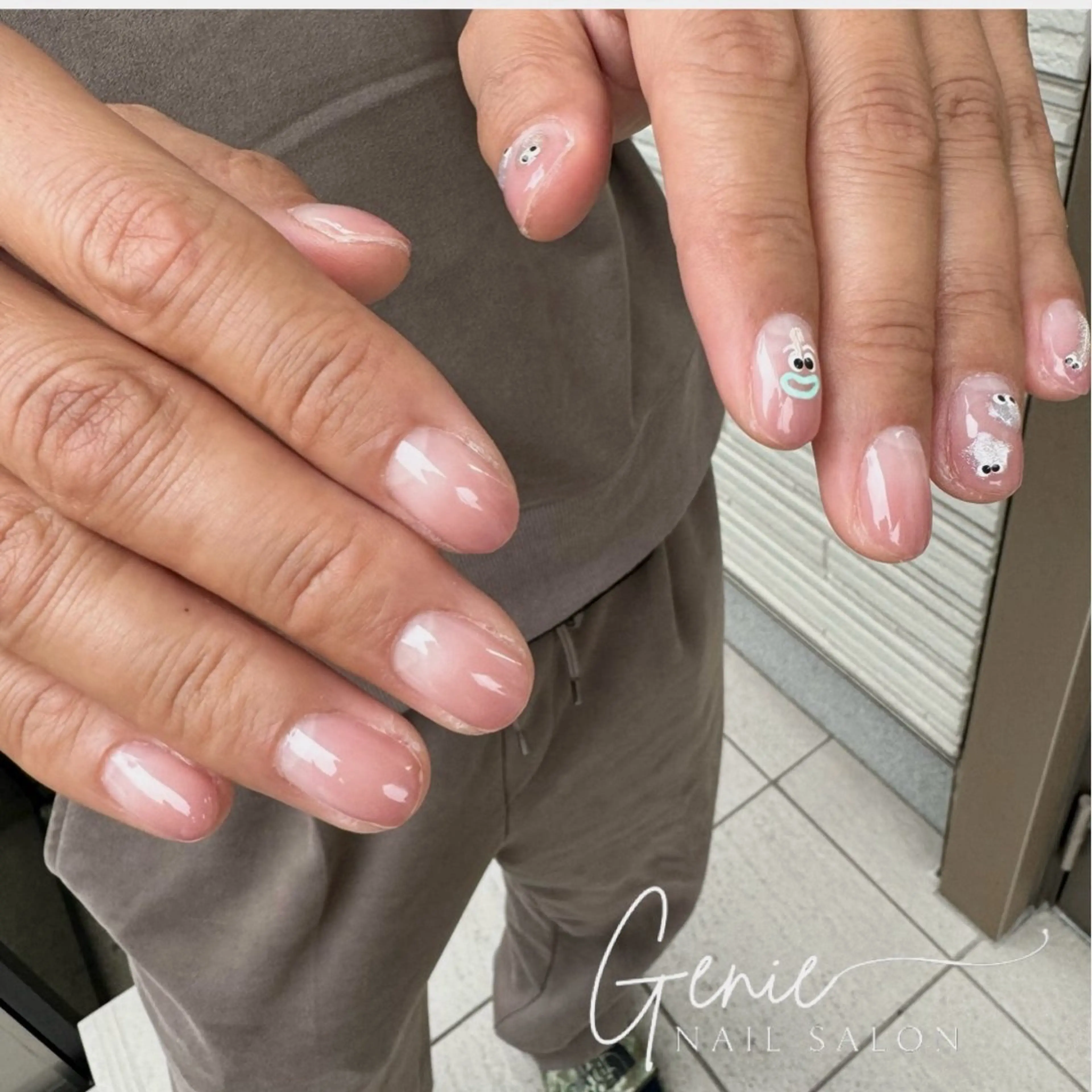 メンズ ネイル グラデーション ハンドネイル Nail salon Genie所属・Nail salon Genieのネイルデザイン