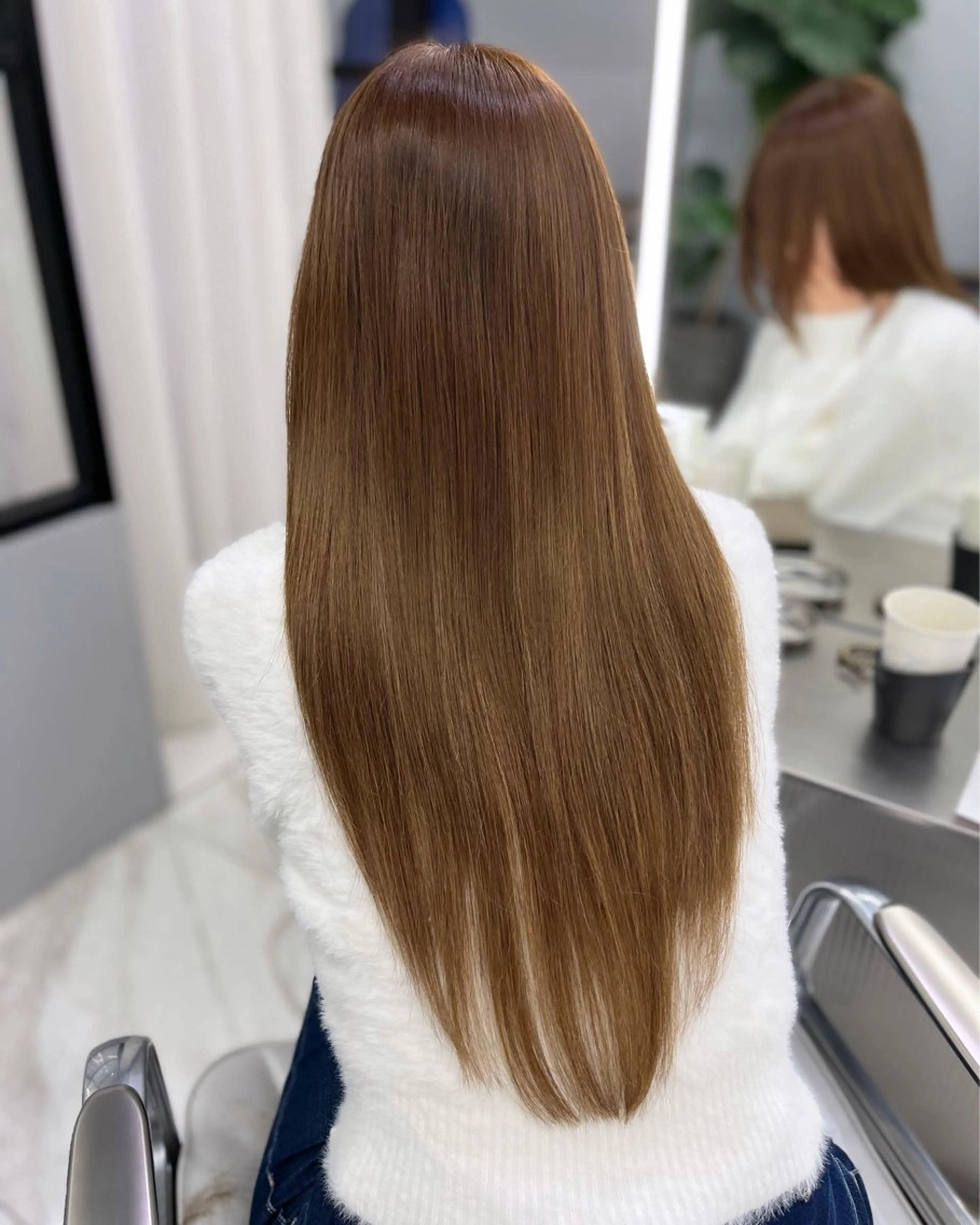 ロング カラー 透明感ミルクティー✨ 西澤 ジュンヤのヘアスタイル