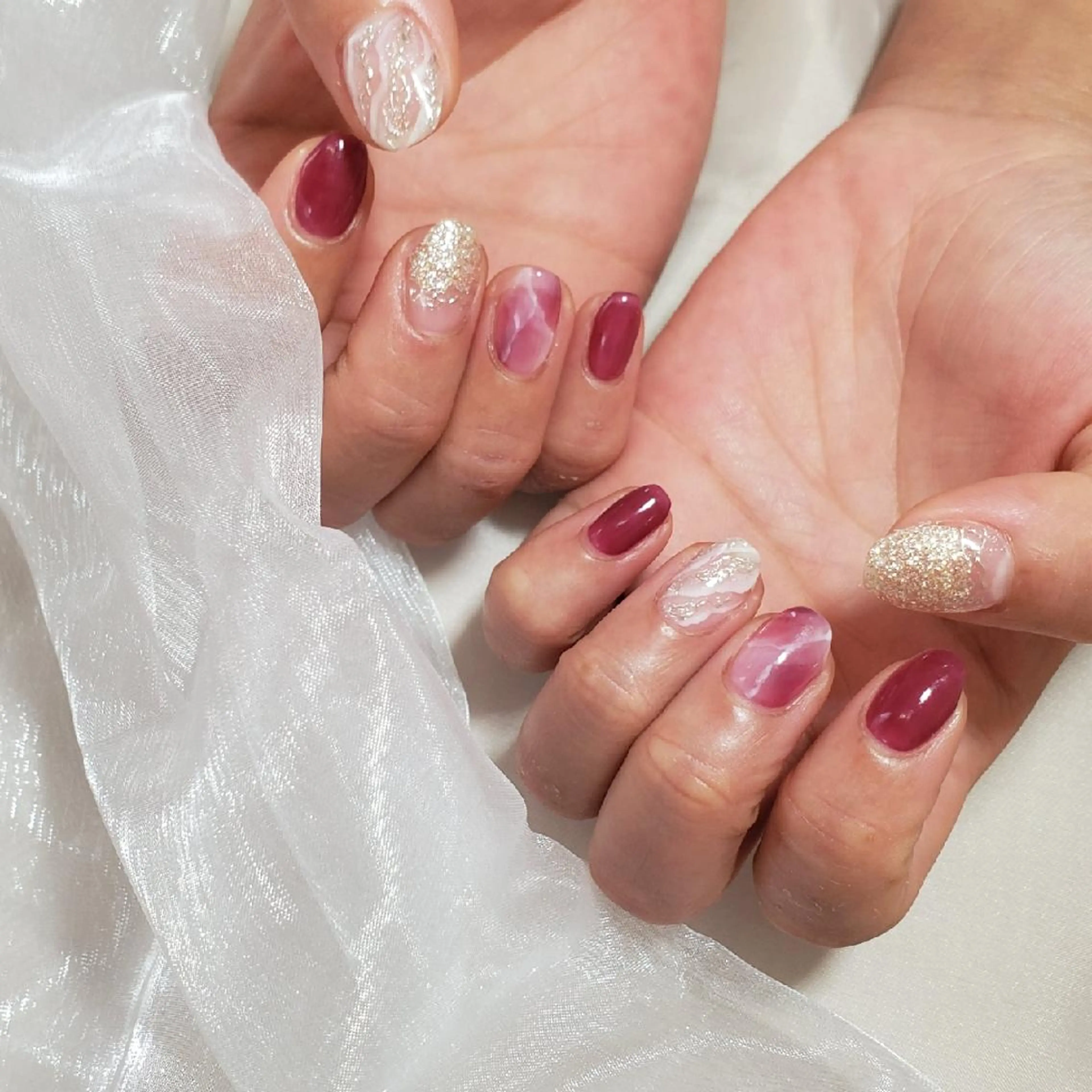 ネイル みよし市 nail salon*pomnal.co所属・Shimada Harukaのネイルデザイン