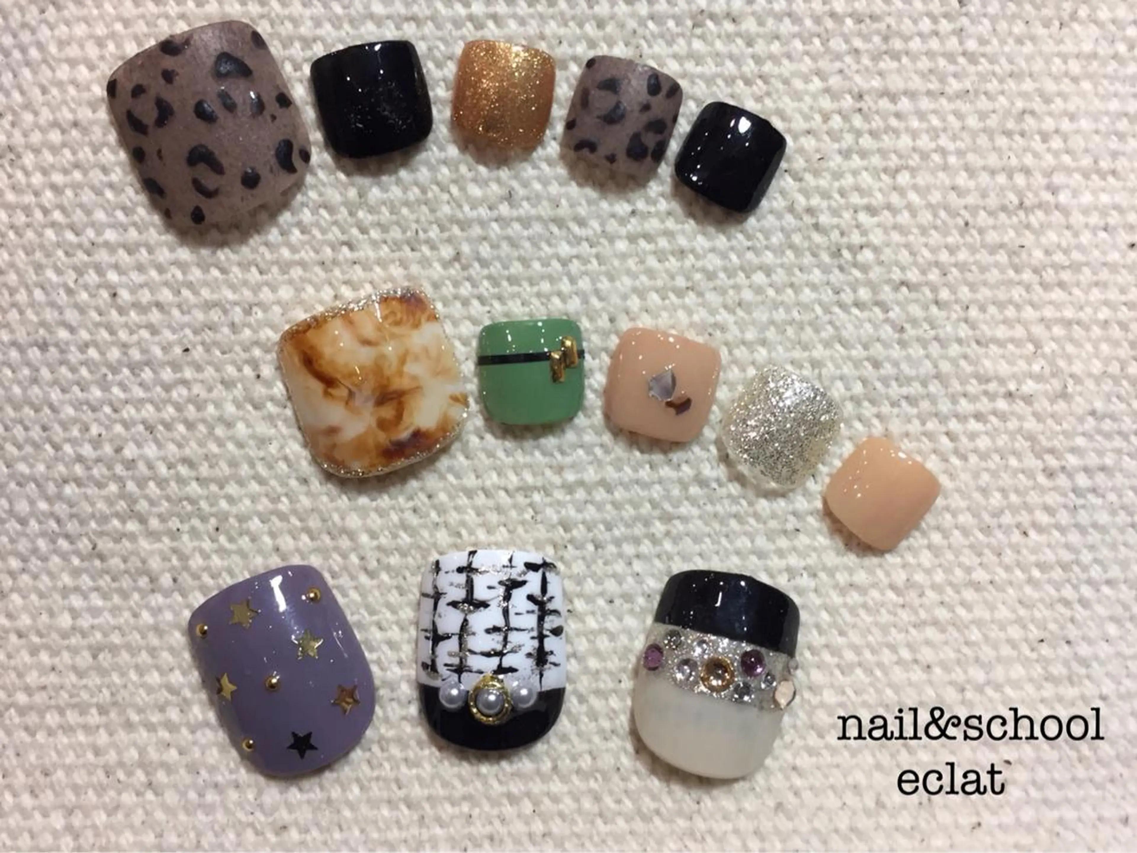 ネイル アートネイル フットネイル センター南 eclatのネイルデザイン