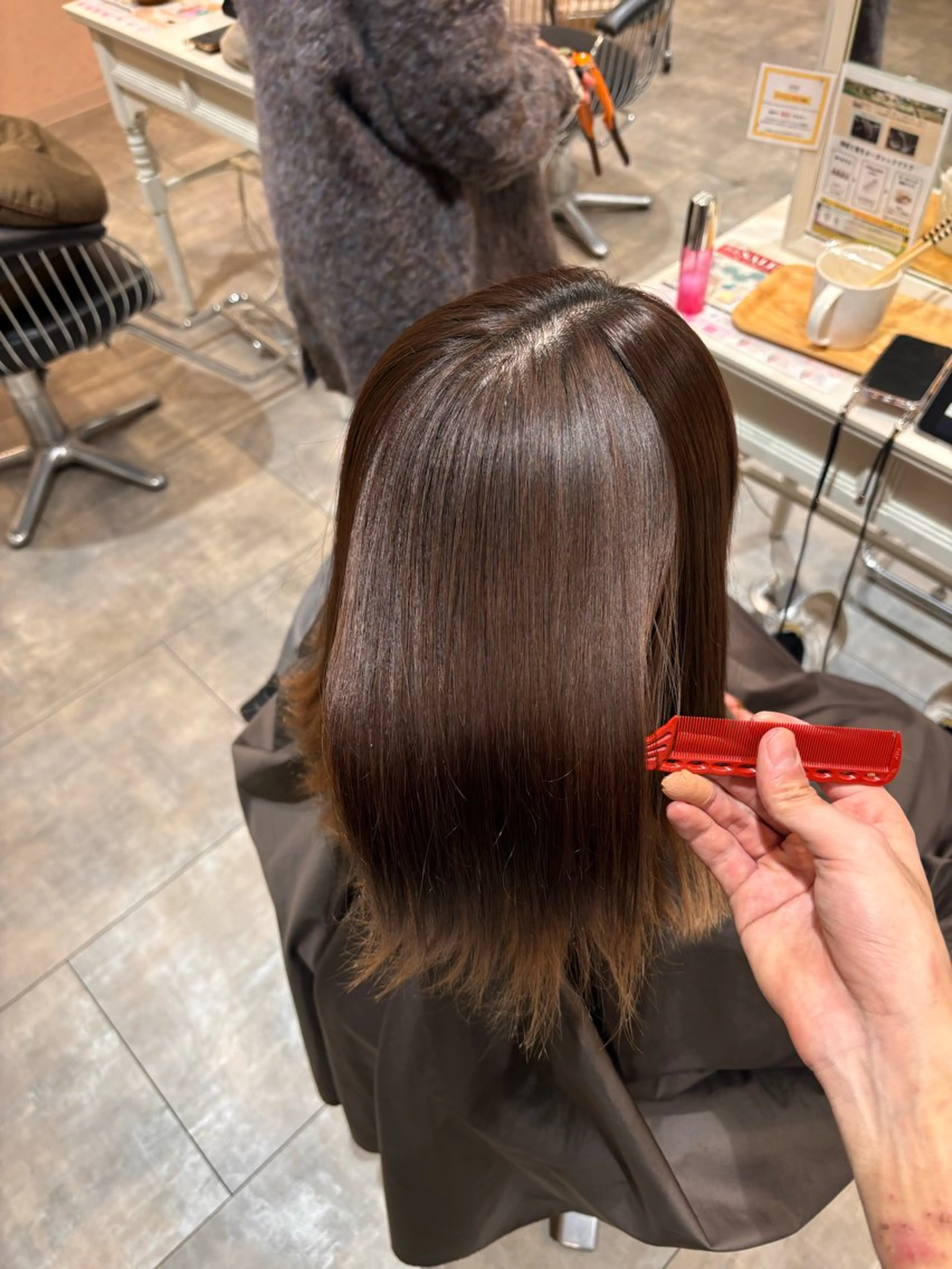 ミディアム 伸ばしかけ 髪質改善 髪質改善 田中大貴のヘアスタイル