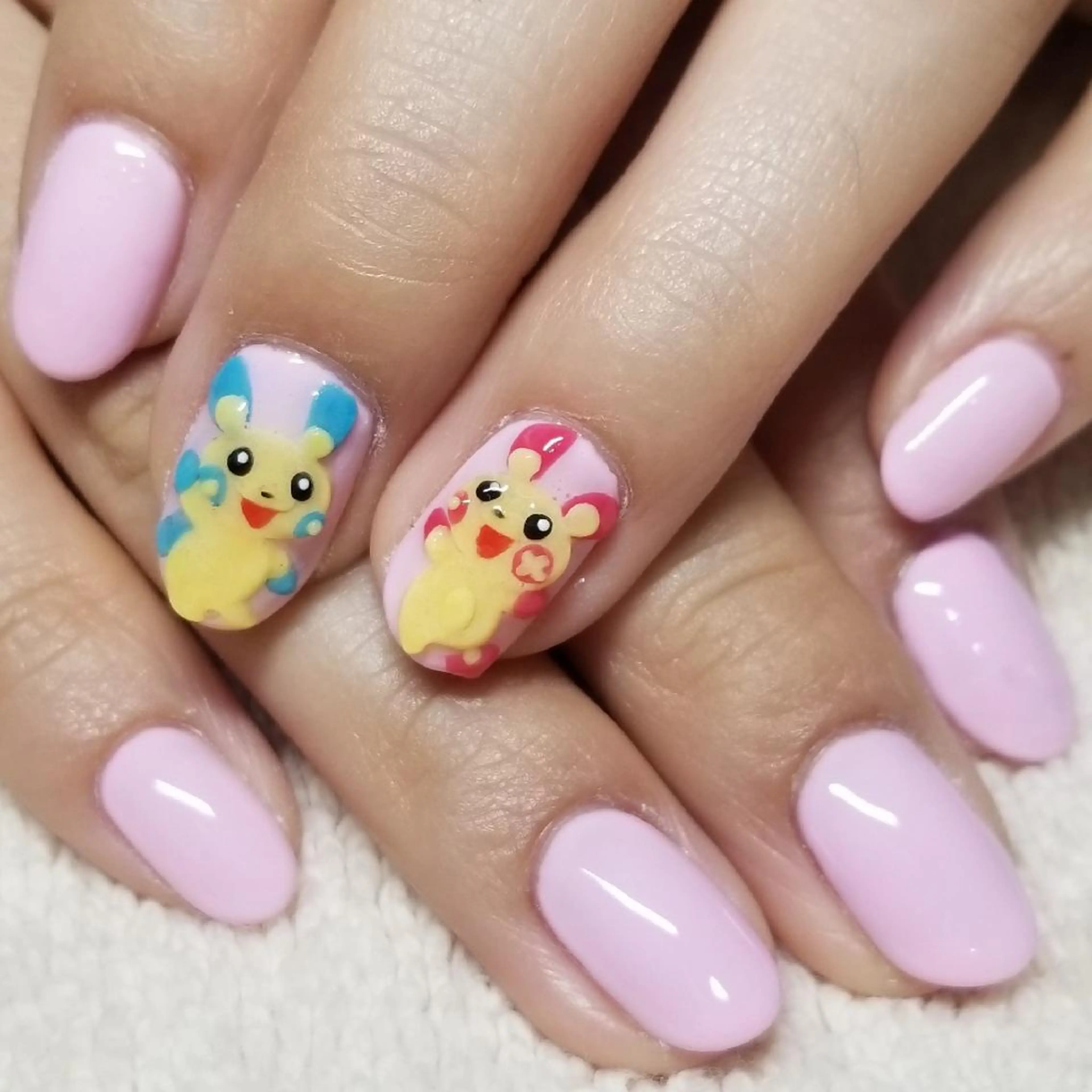 ネイル パステルネイル ピンク ハンドネイル よしだ ひろきのネイルデザイン