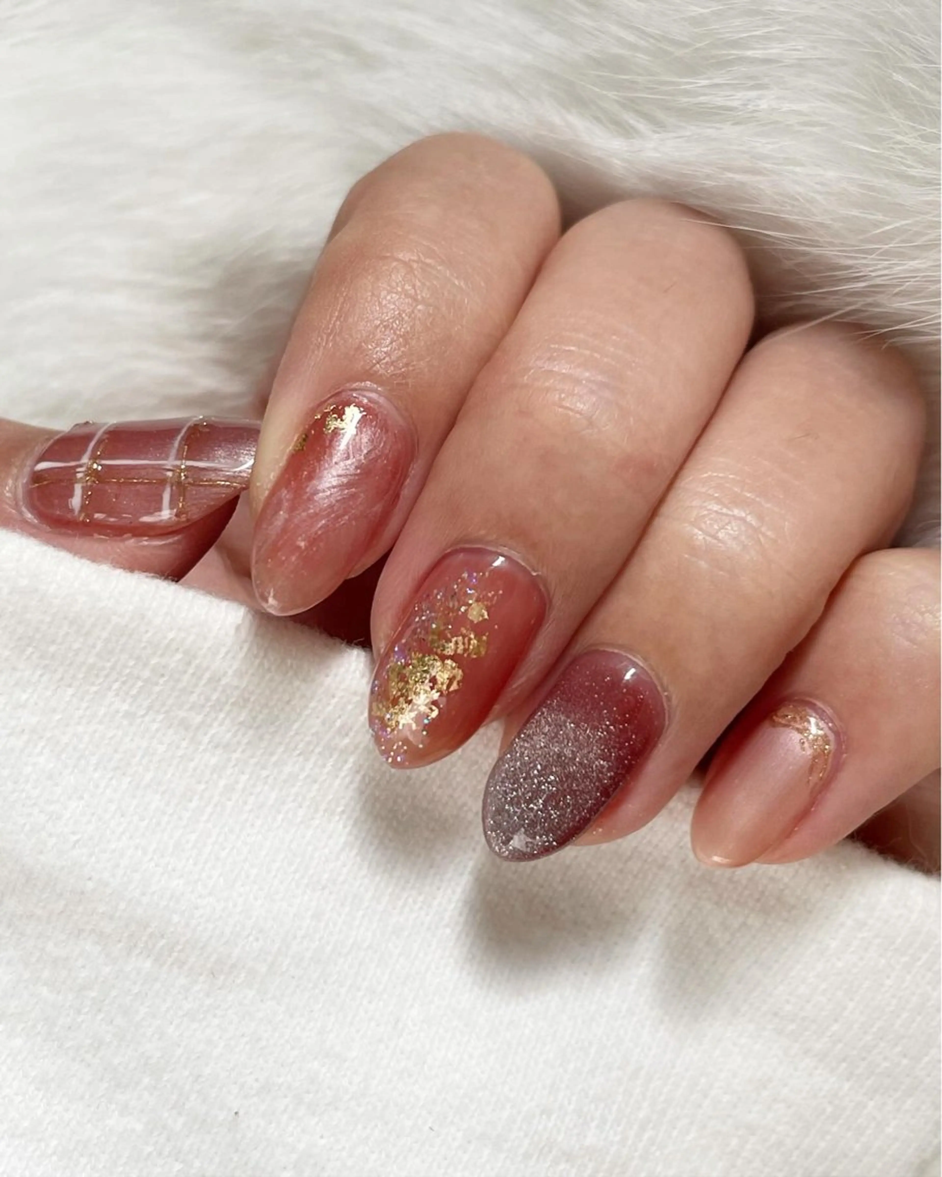 ネイル マグネットネイル 和歌浦 ちるふぇのネイルデザイン