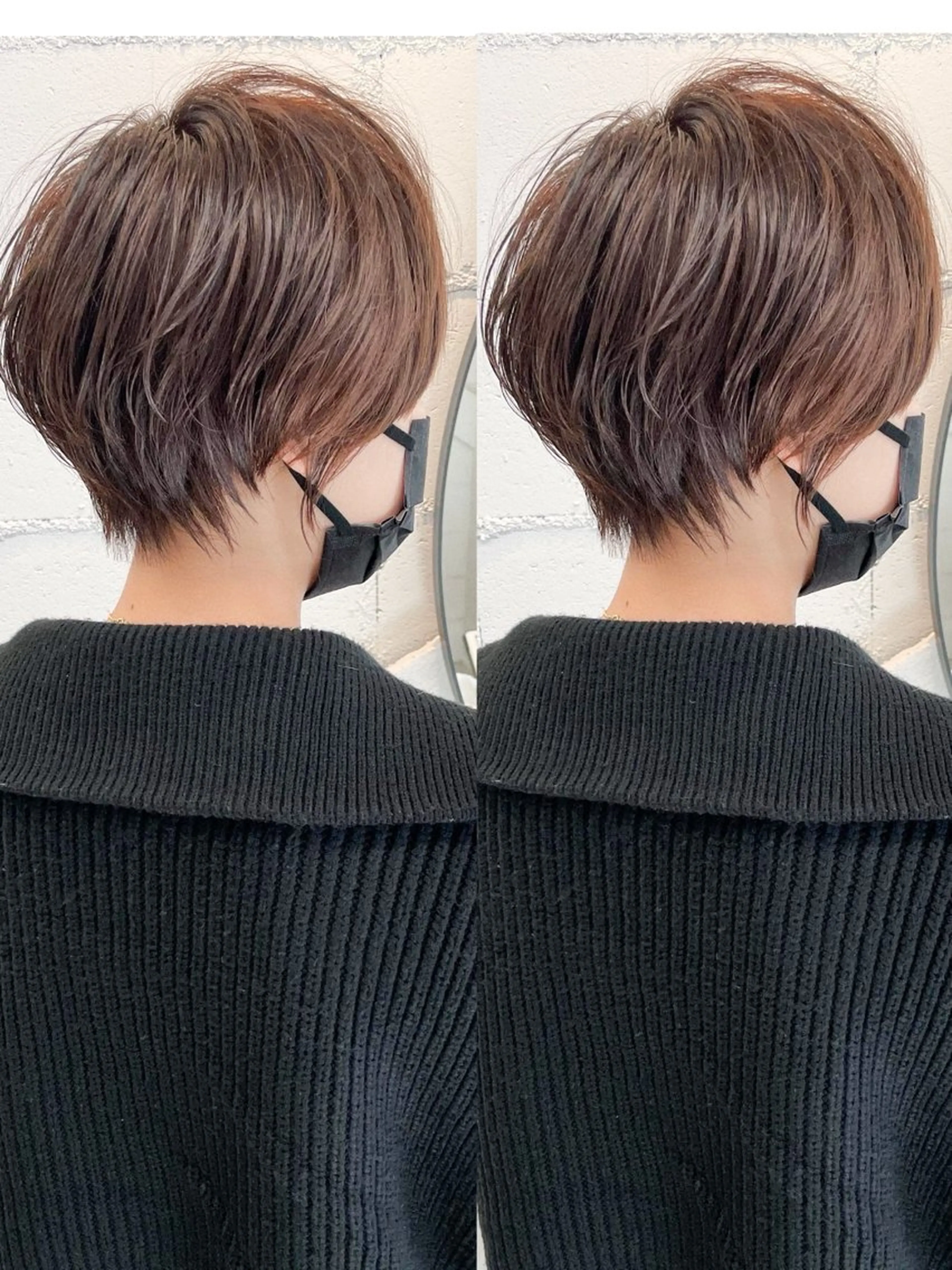 ショート カット ヘアカラー トリートメント mua 鳳のヘアスタイル