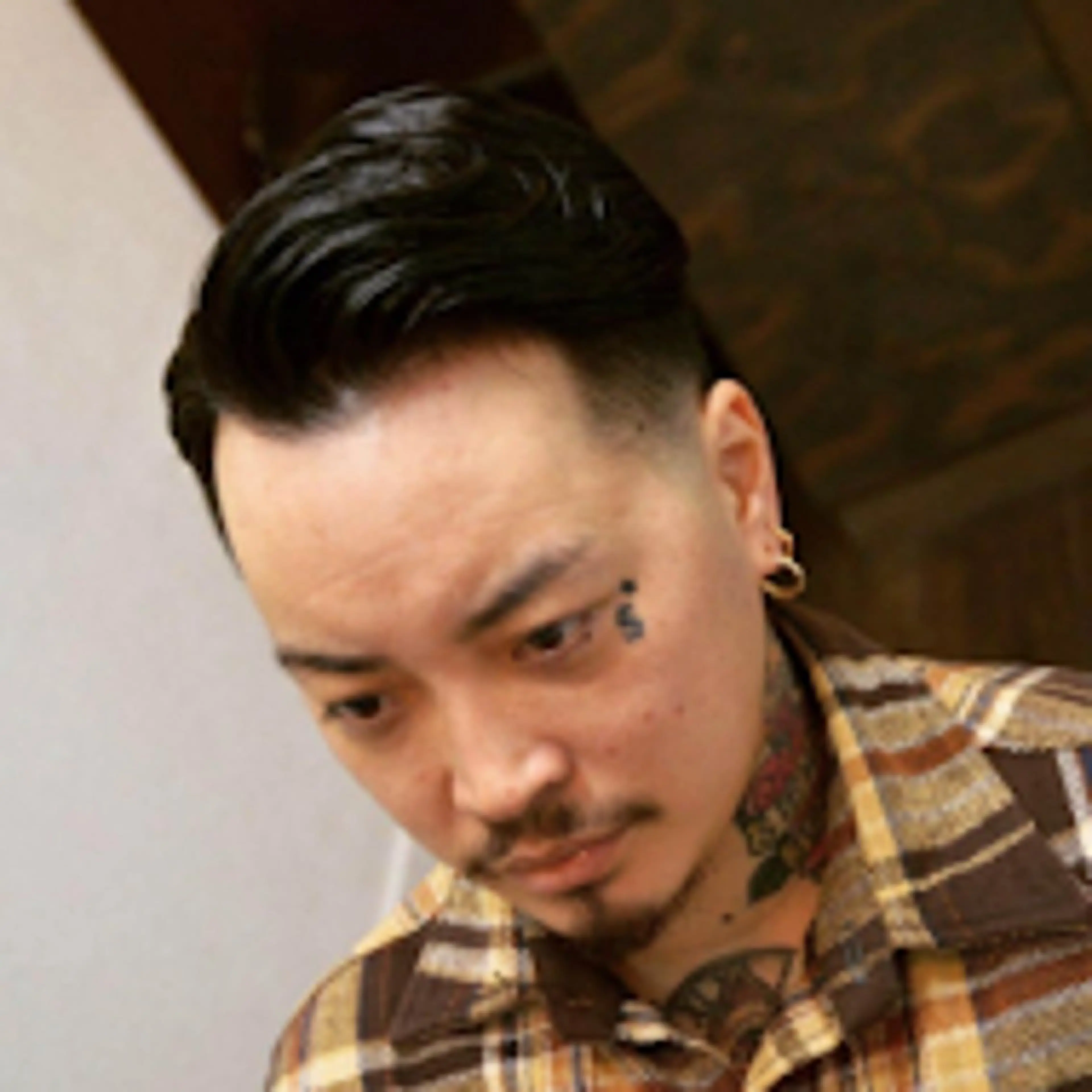 メンズフェードカットの写真