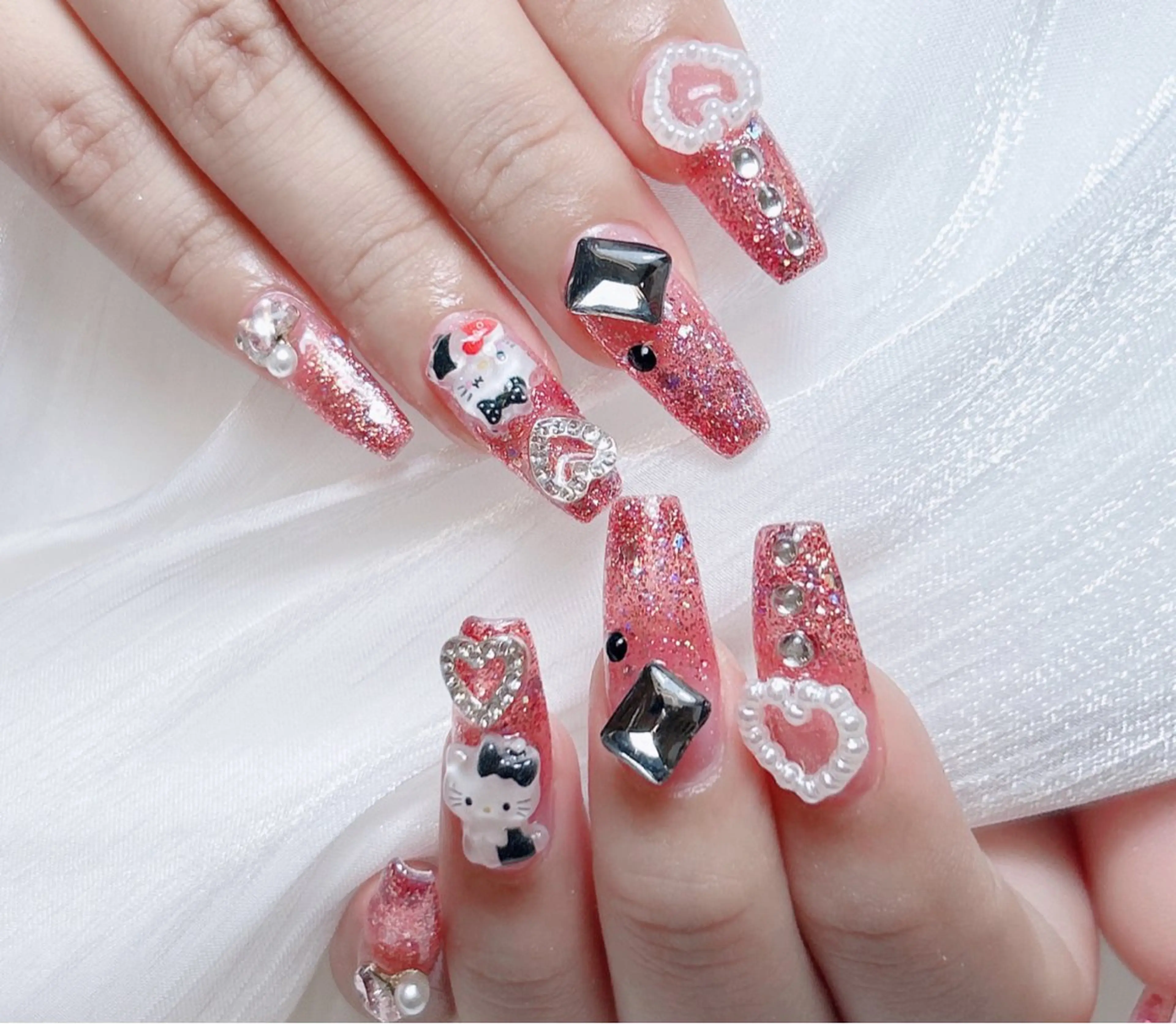 ネイル ハンドネイル M🌷nail 長さだし専門店のネイルデザイン