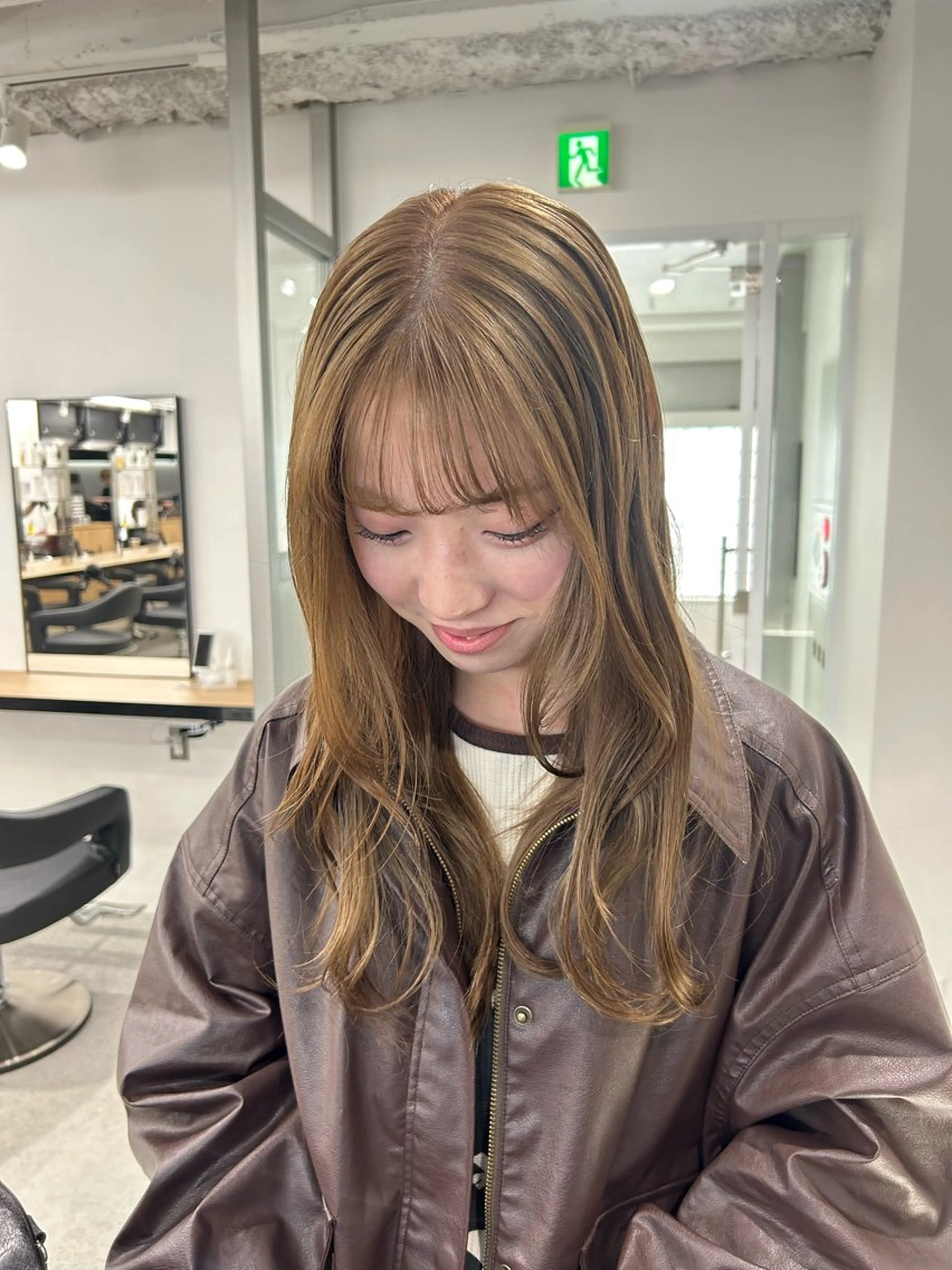 ロング カラー 愛結 暖色カラー🎀🩰のヘアスタイル