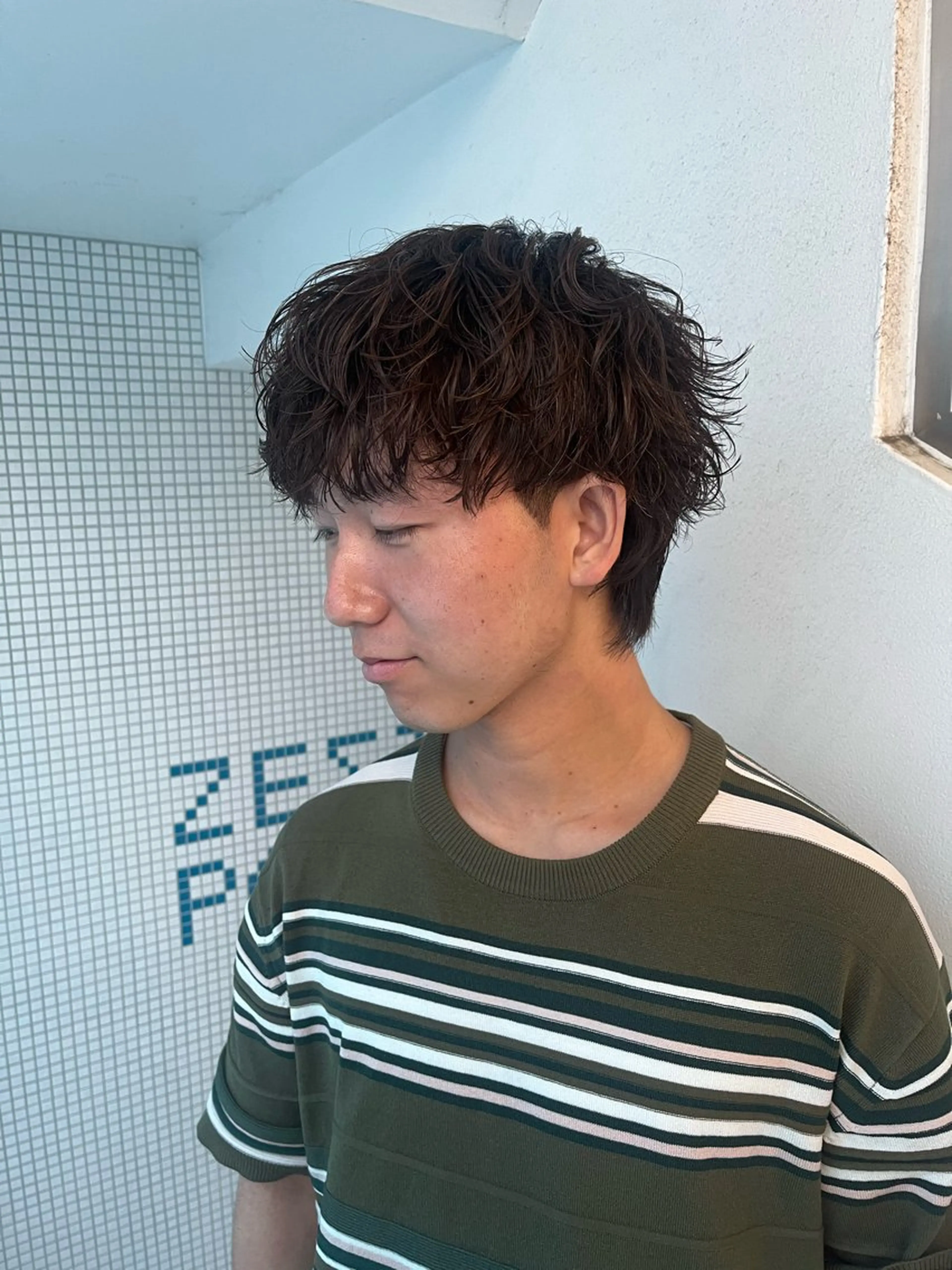 パーマ メンズ カット パーマ 🦋女子ウケメンズ パーマYUI🦋のヘアスタイル