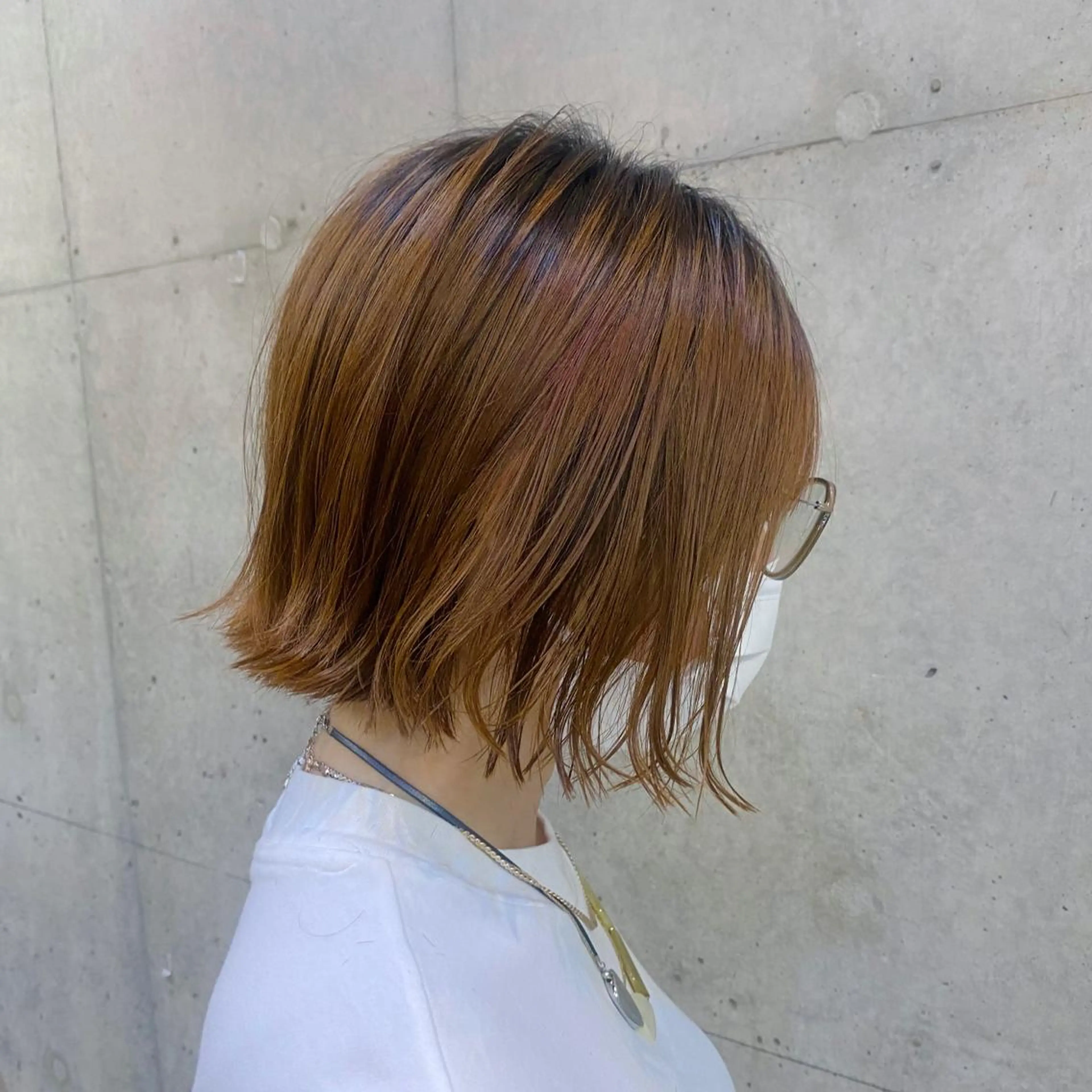 ミディアム 切りっぱなしボブ ボブ LIBERTY-A所属・カットモデル募集！ 遠山麻帆のヘアスタイル