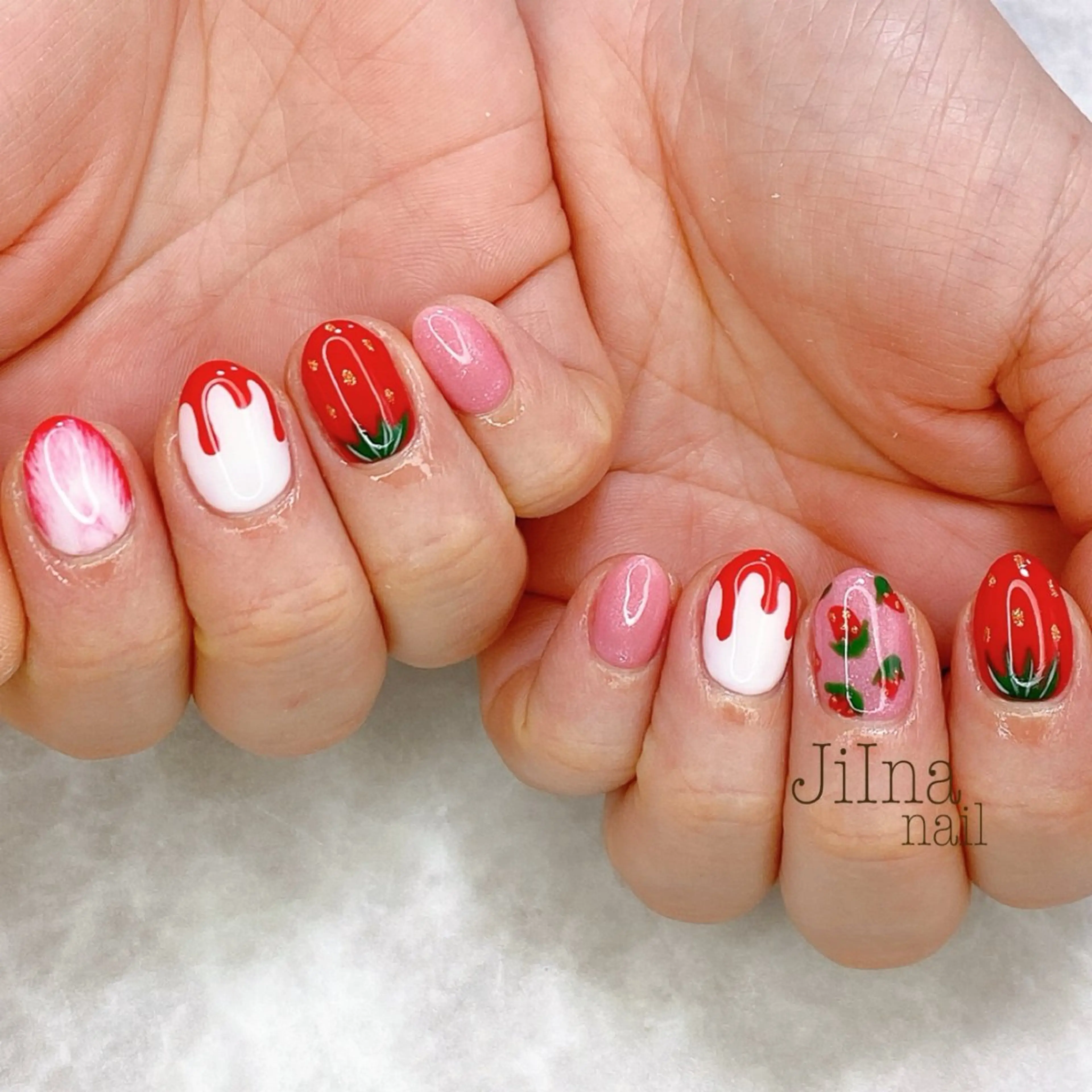 ネイル 持ち込み JiIna nailのネイルデザイン